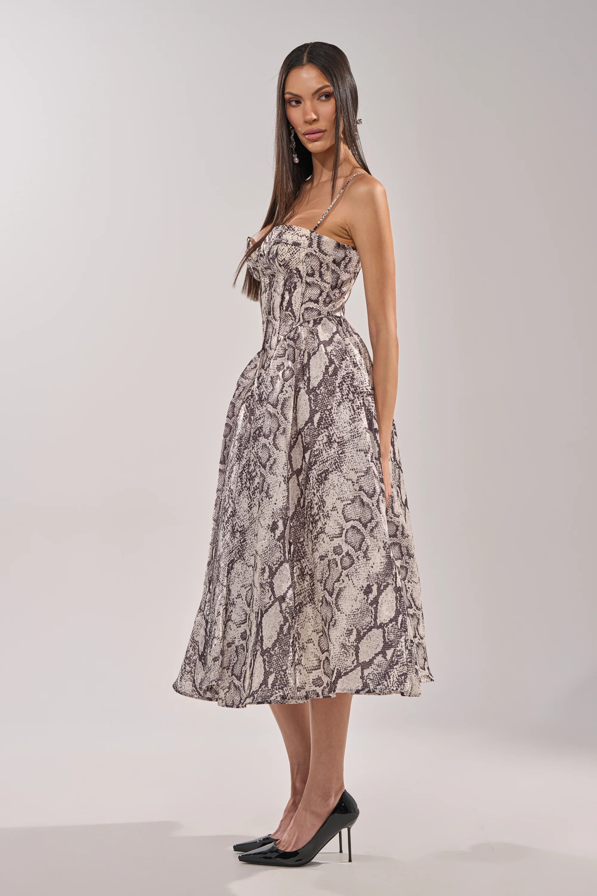 SNAKE BABE MAXI DRESS - Image 5