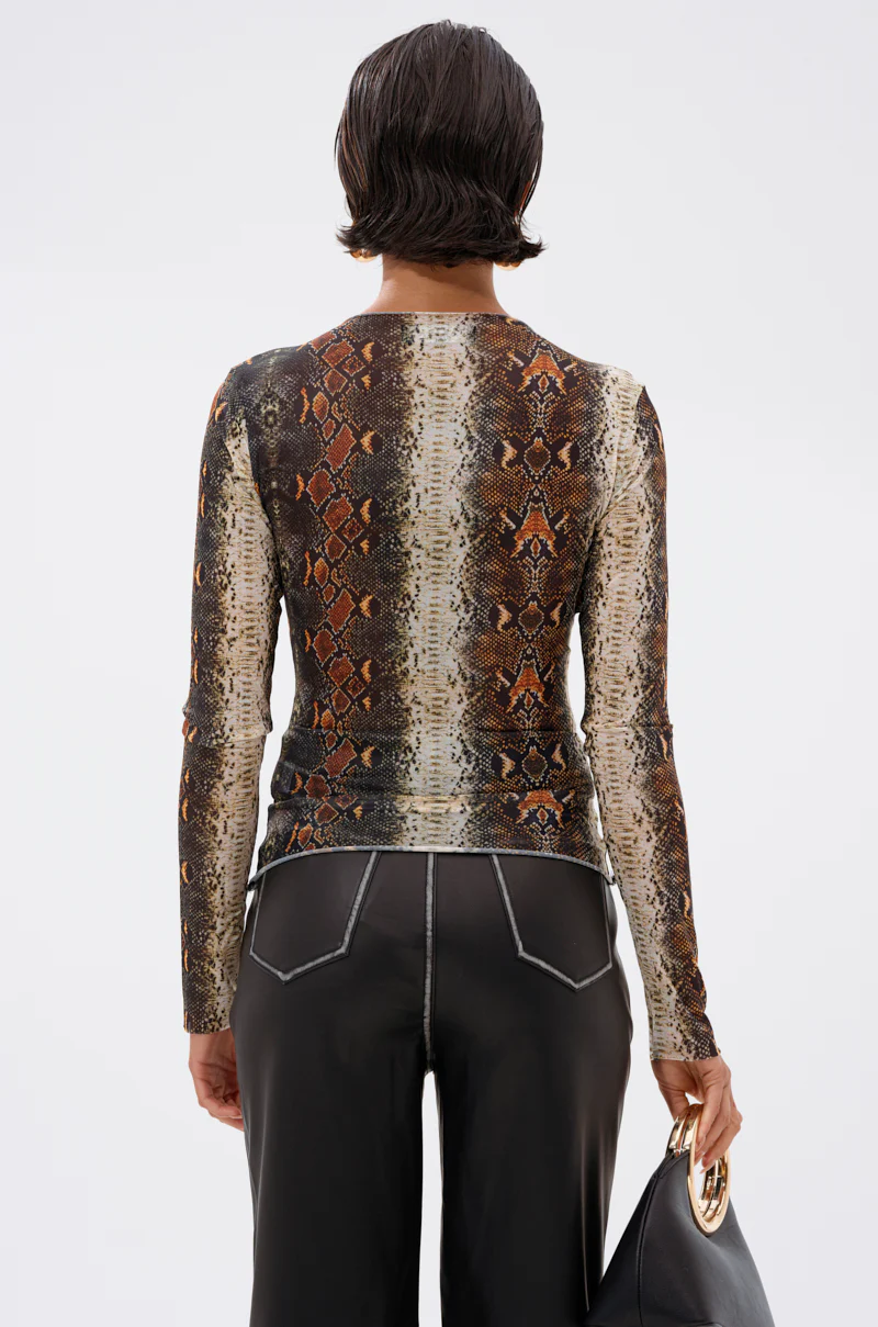 SNAKE VIBES MESH TOP - Image 4