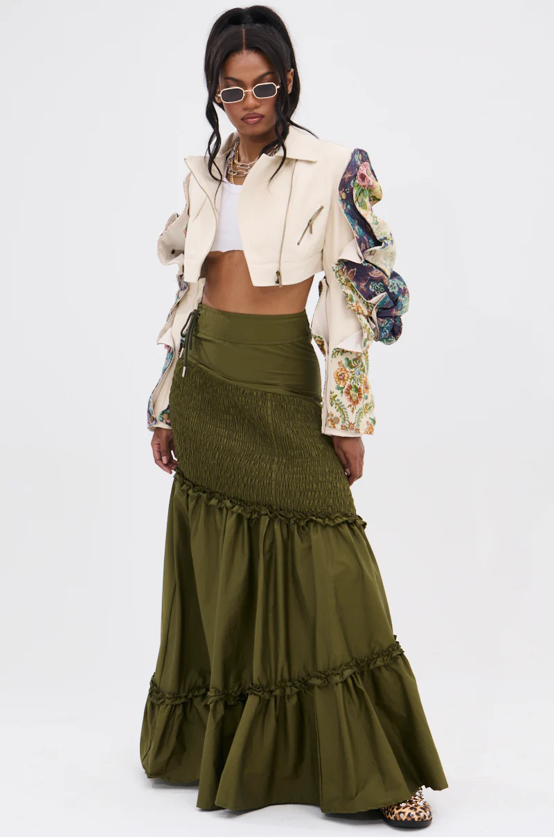 SNAP OUT OF IT ULTRA CROP MOTO IN JACQUARD - Image 12