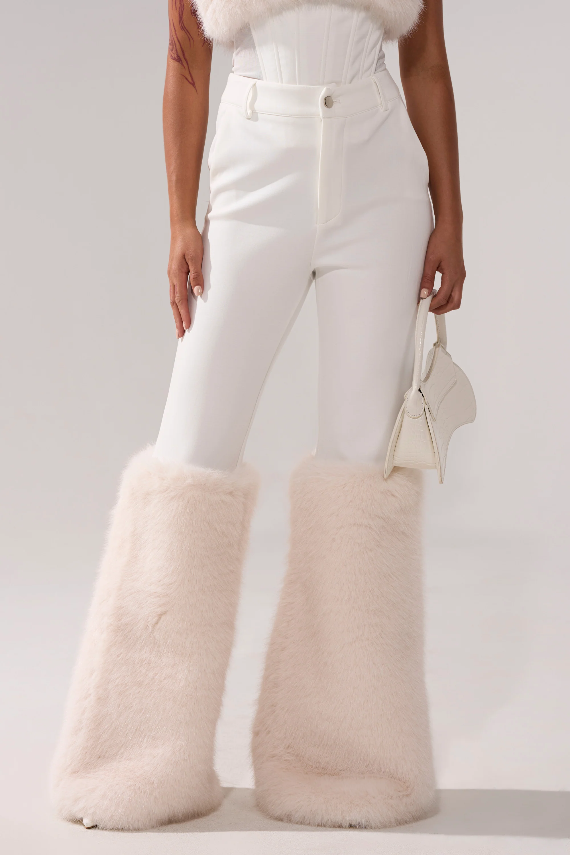 SNOW BUNNY TROUSER WITH FUR CUFF - Image 2