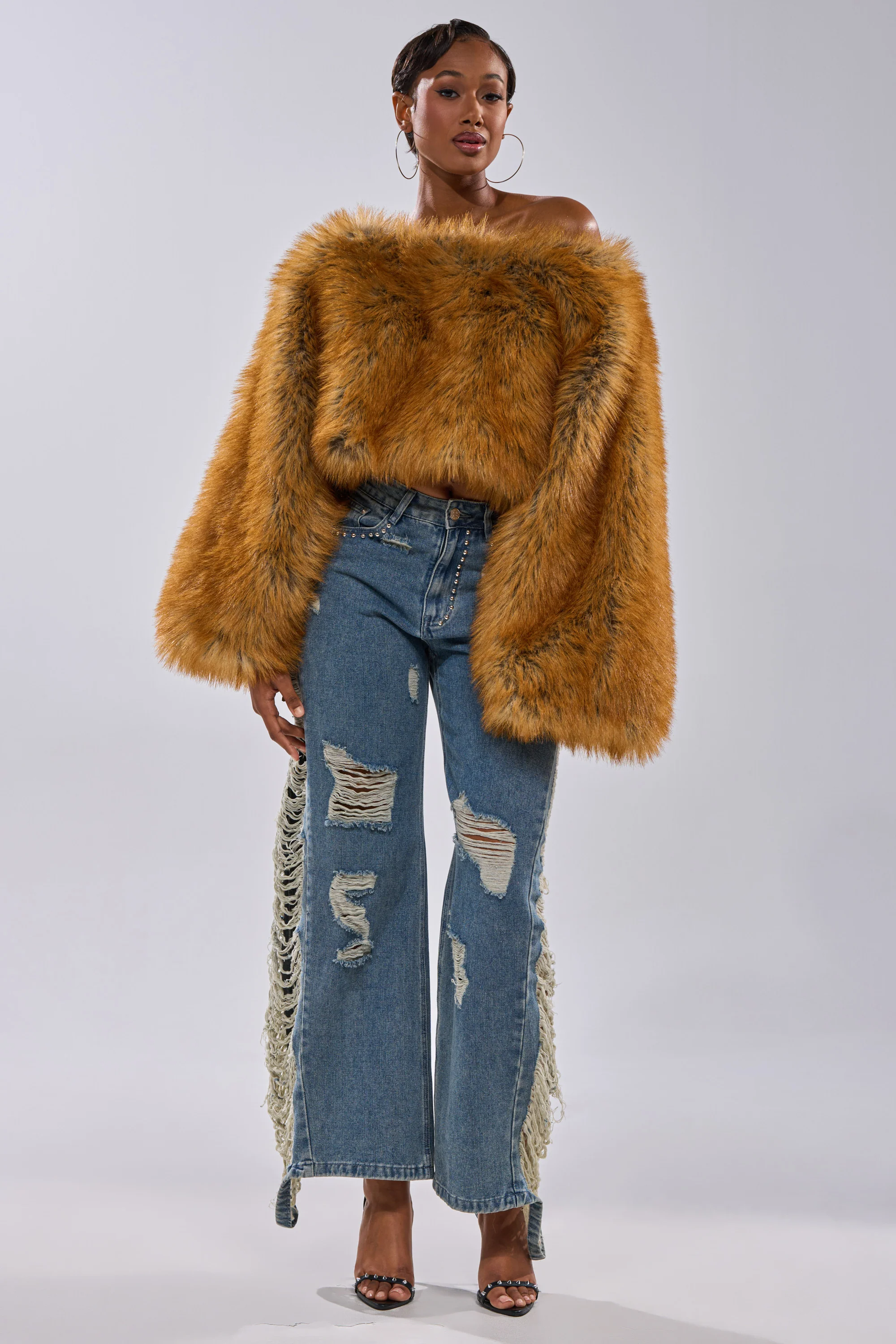 SNOW DAY FAUX FUR SWEATER - Image 13