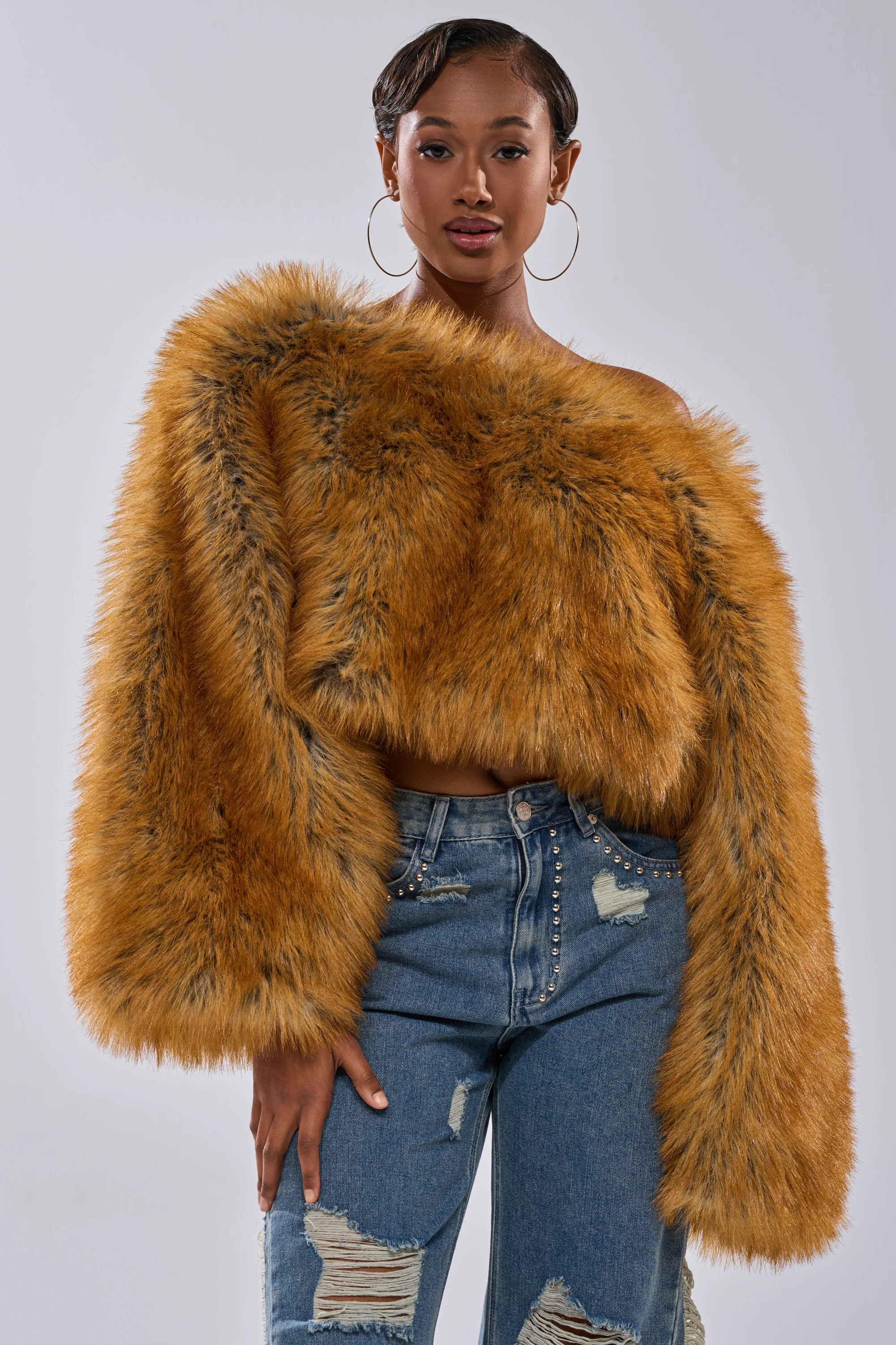 SNOW DAY FAUX FUR SWEATER - Image 7