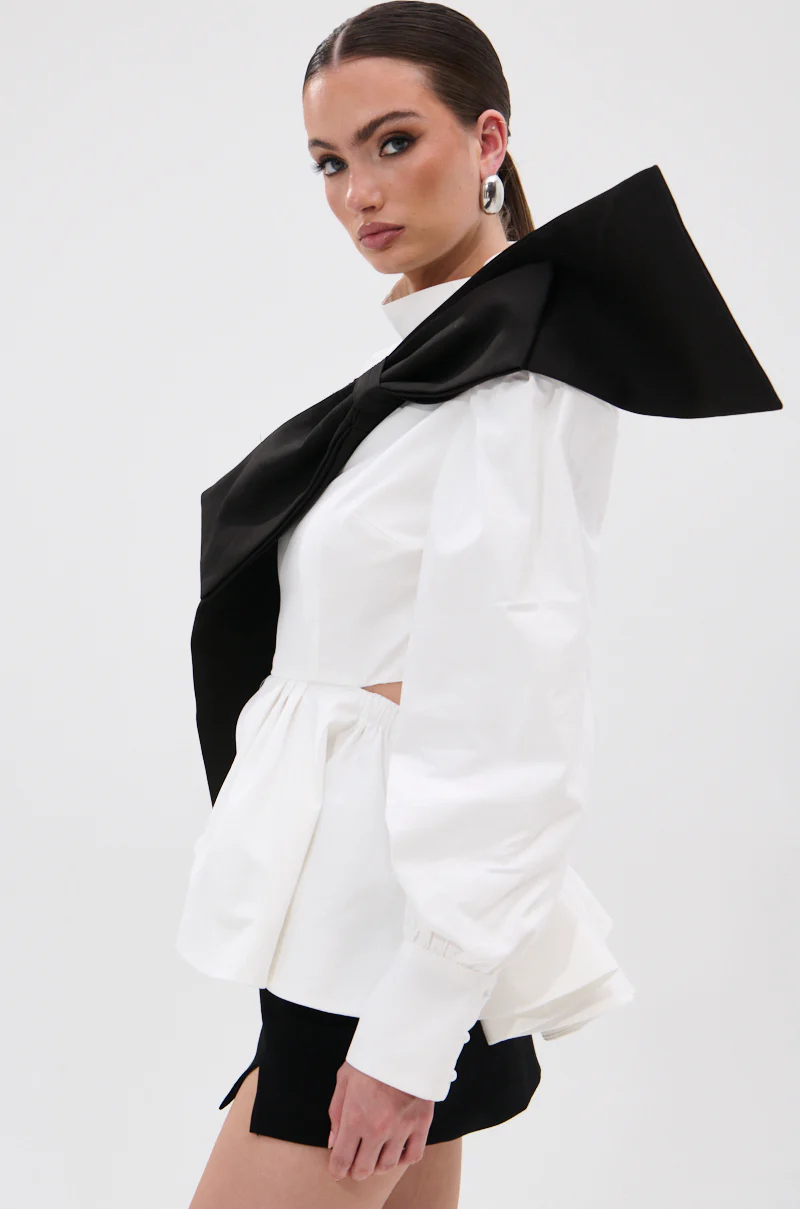 SO CHIC BOW BLOUSE - Image 5