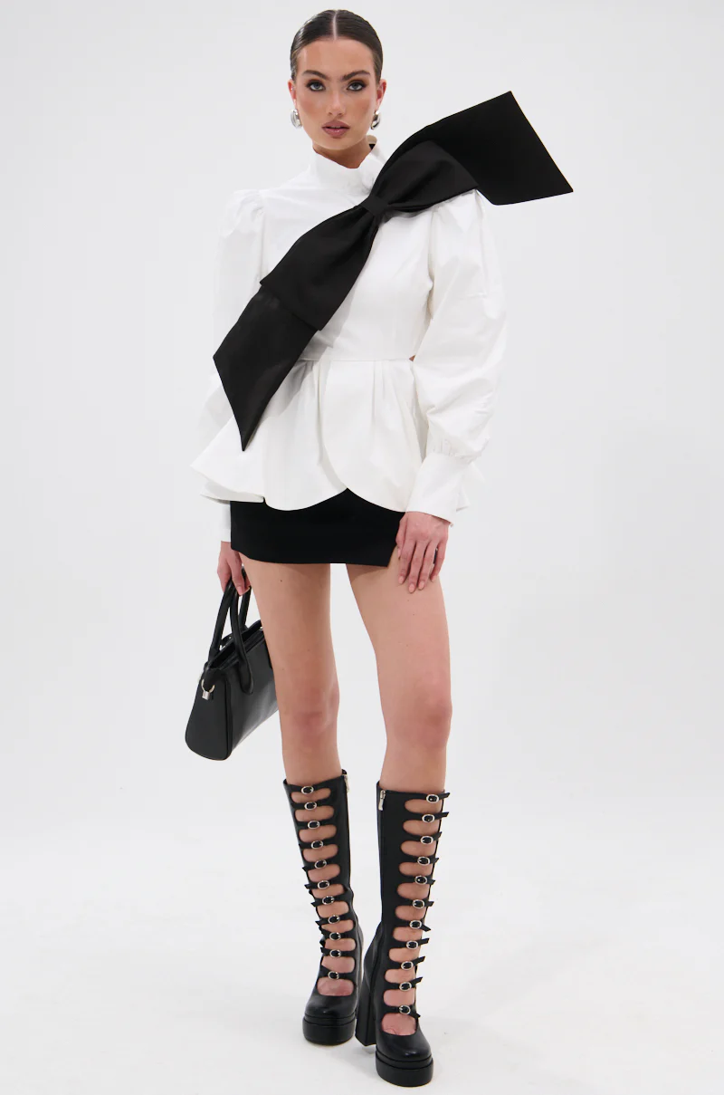 SO CHIC BOW BLOUSE - Image 8