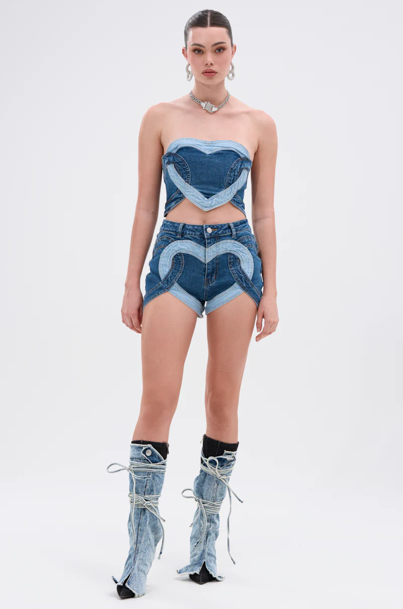 SO MUCH LOVE FOR YOU DENIM SHORT - Image 5