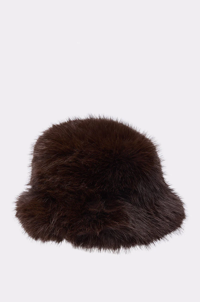 SO RICH FAUX FUR BUCKET HAT - Image 2