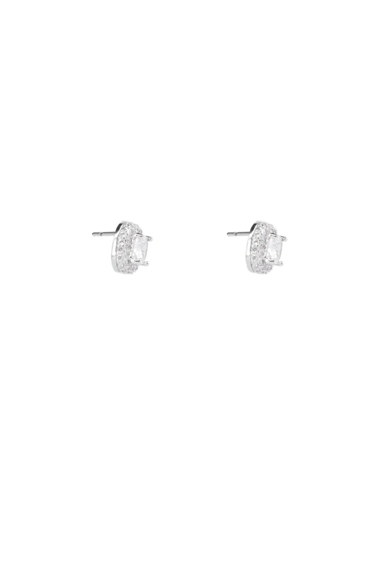 SO ROYAL PAVE STUD IN SILVER - Image 3