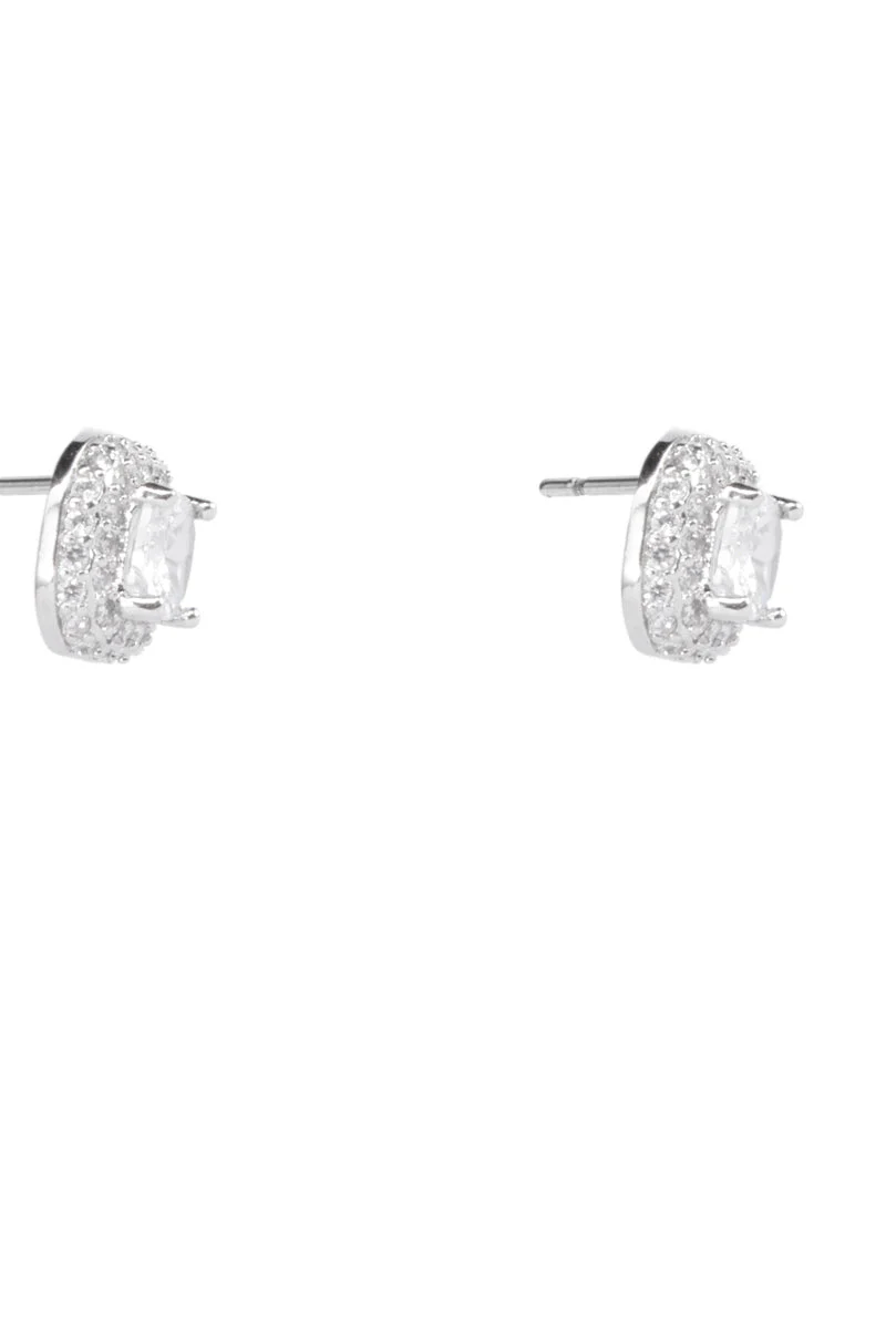 SO ROYAL PAVE STUD IN SILVER - Image 4