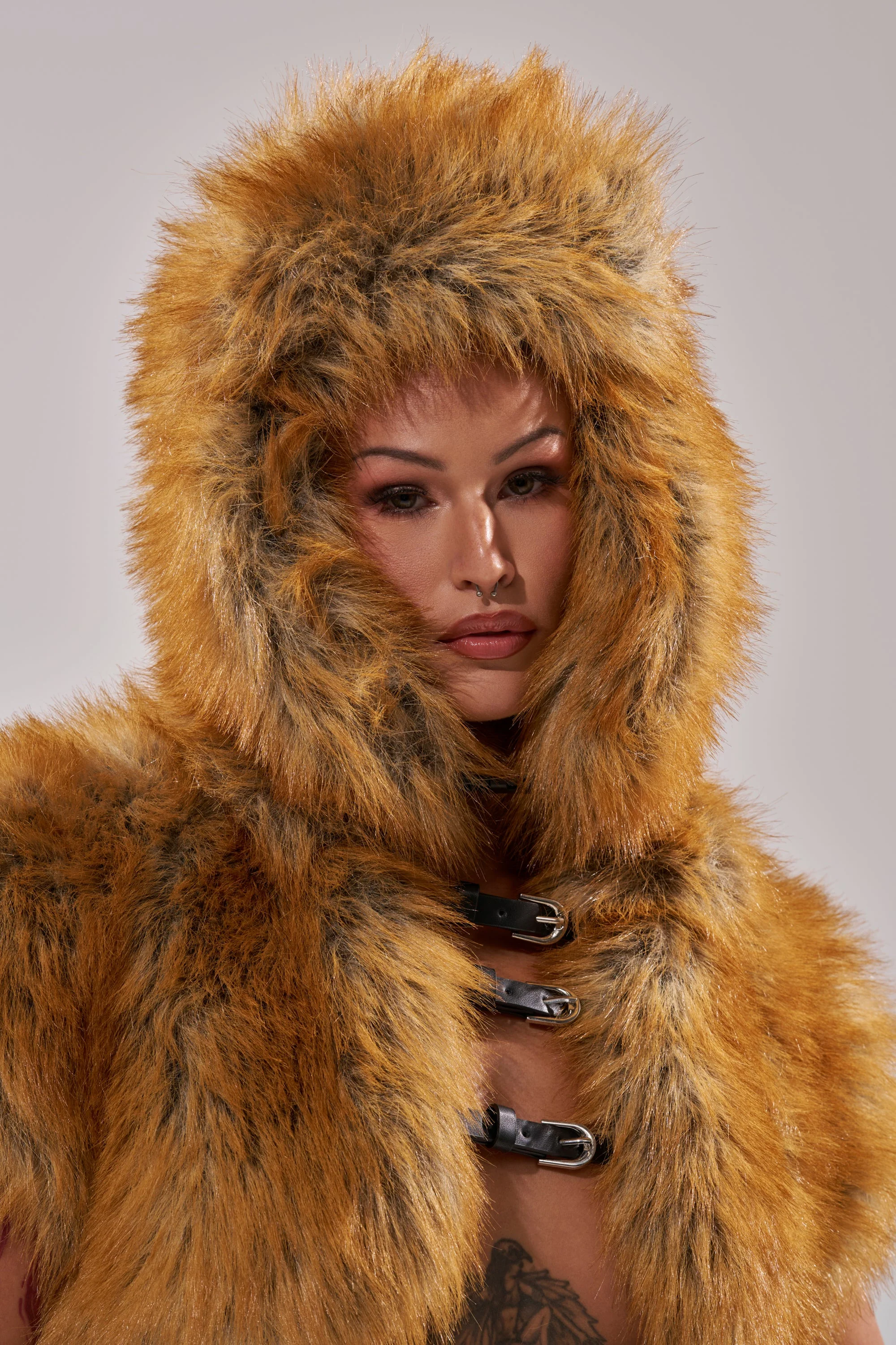 SO WITH IT FAUX FUR AVIATOR HAT - Image 8