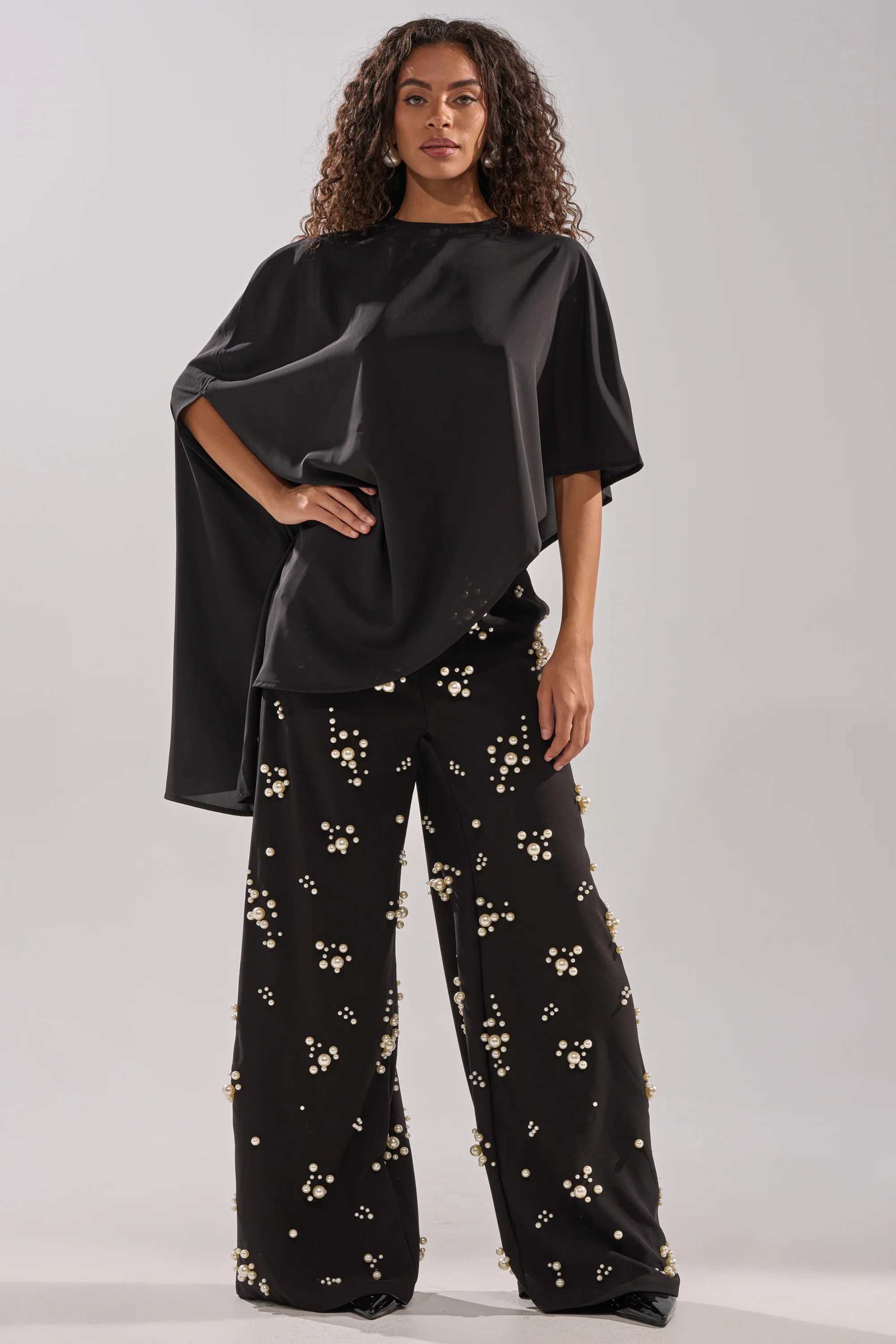 SOMETHING DIFFERENT OVERSIZED ASYMMETRICAL TEE - Image 7