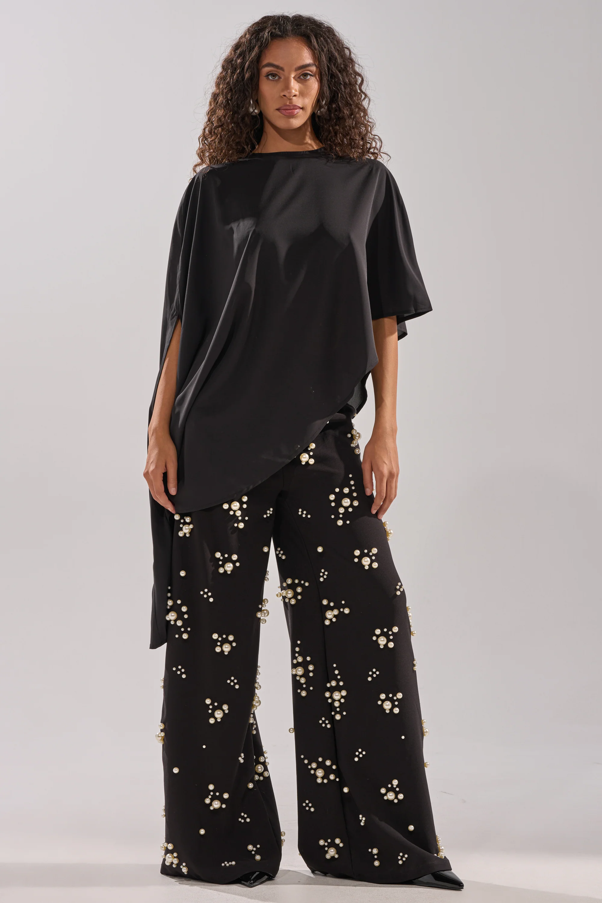 SOMETHING DIFFERENT OVERSIZED ASYMMETRICAL TEE - Image 8