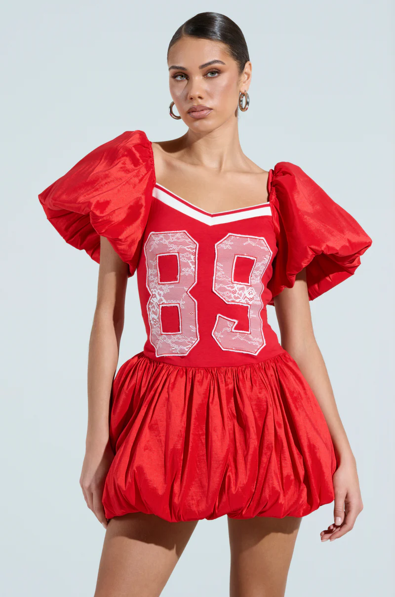 SORRY I'M LATE JERSEY MINI DRESS - Image 2