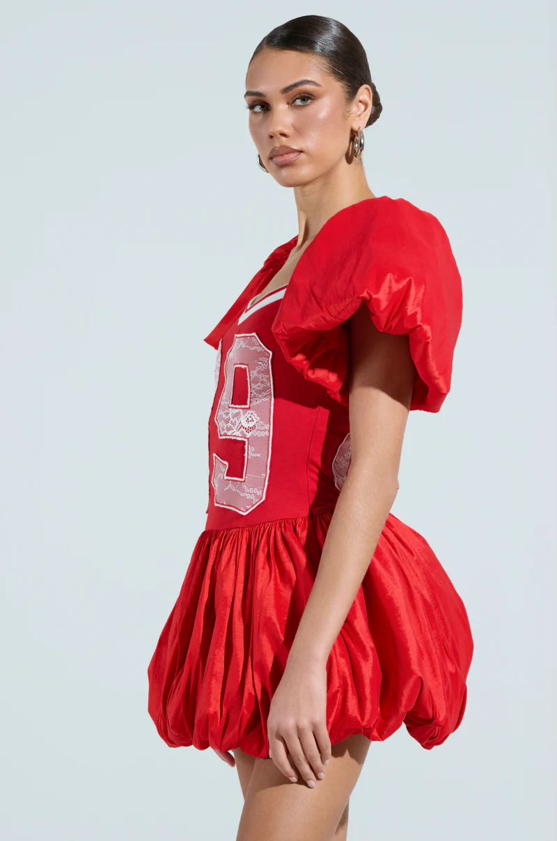 SORRY I'M LATE JERSEY MINI DRESS - Image 4