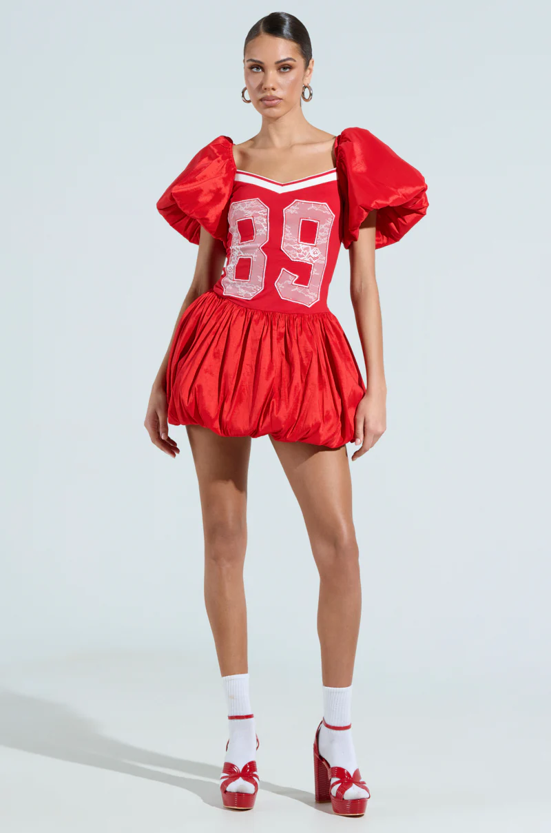 SORRY I'M LATE JERSEY MINI DRESS - Image 6