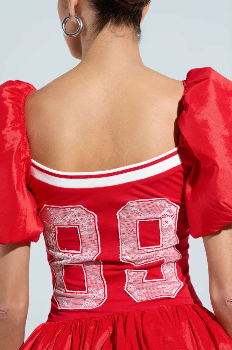 SORRY I'M LATE JERSEY MINI DRESS - Image 8