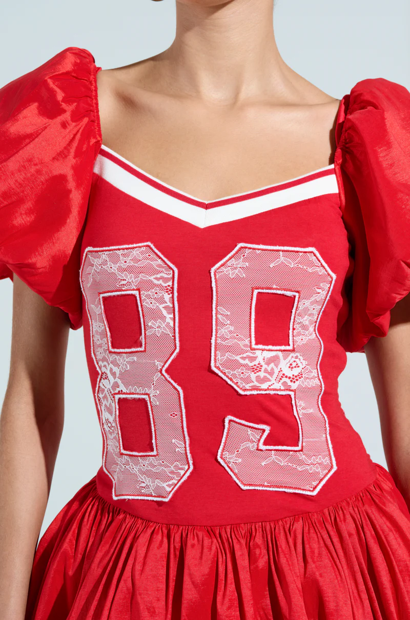 SORRY I'M LATE JERSEY MINI DRESS - Image 9