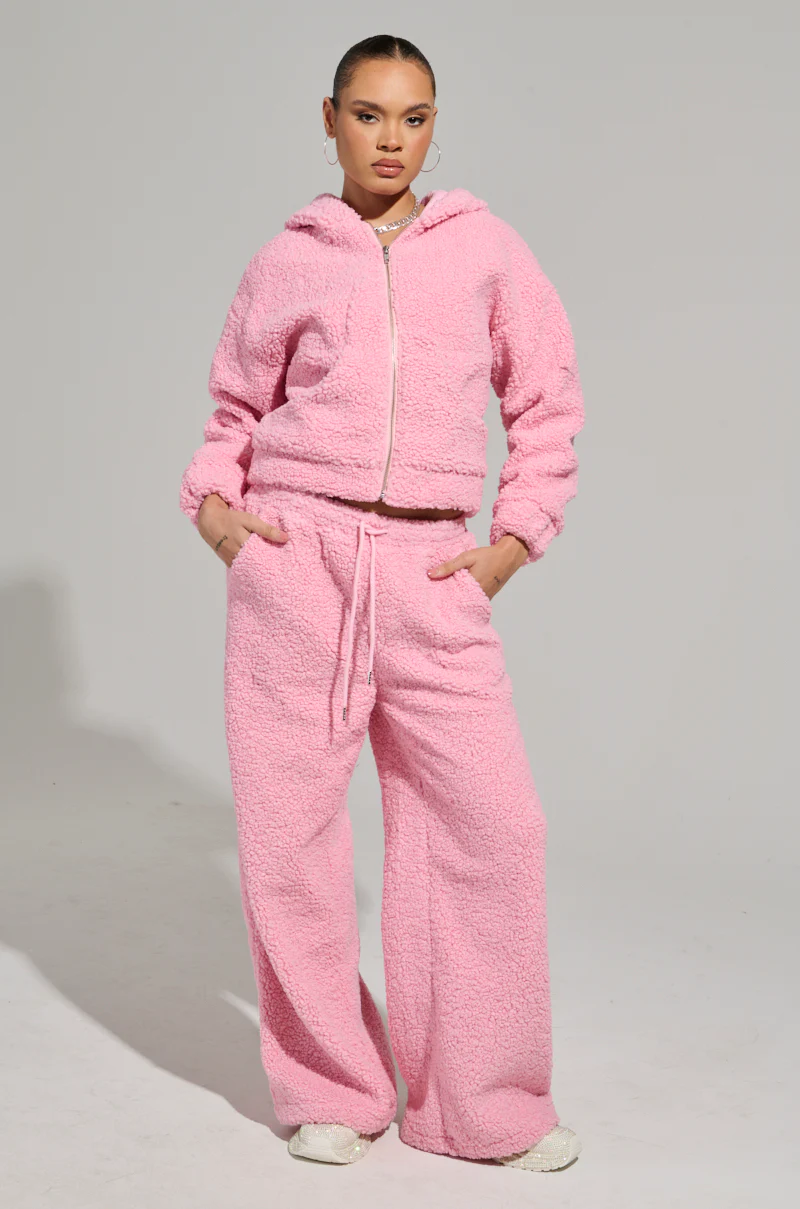 SOUR CANDY SHERPA ZIP UP HOODIE - Image 7