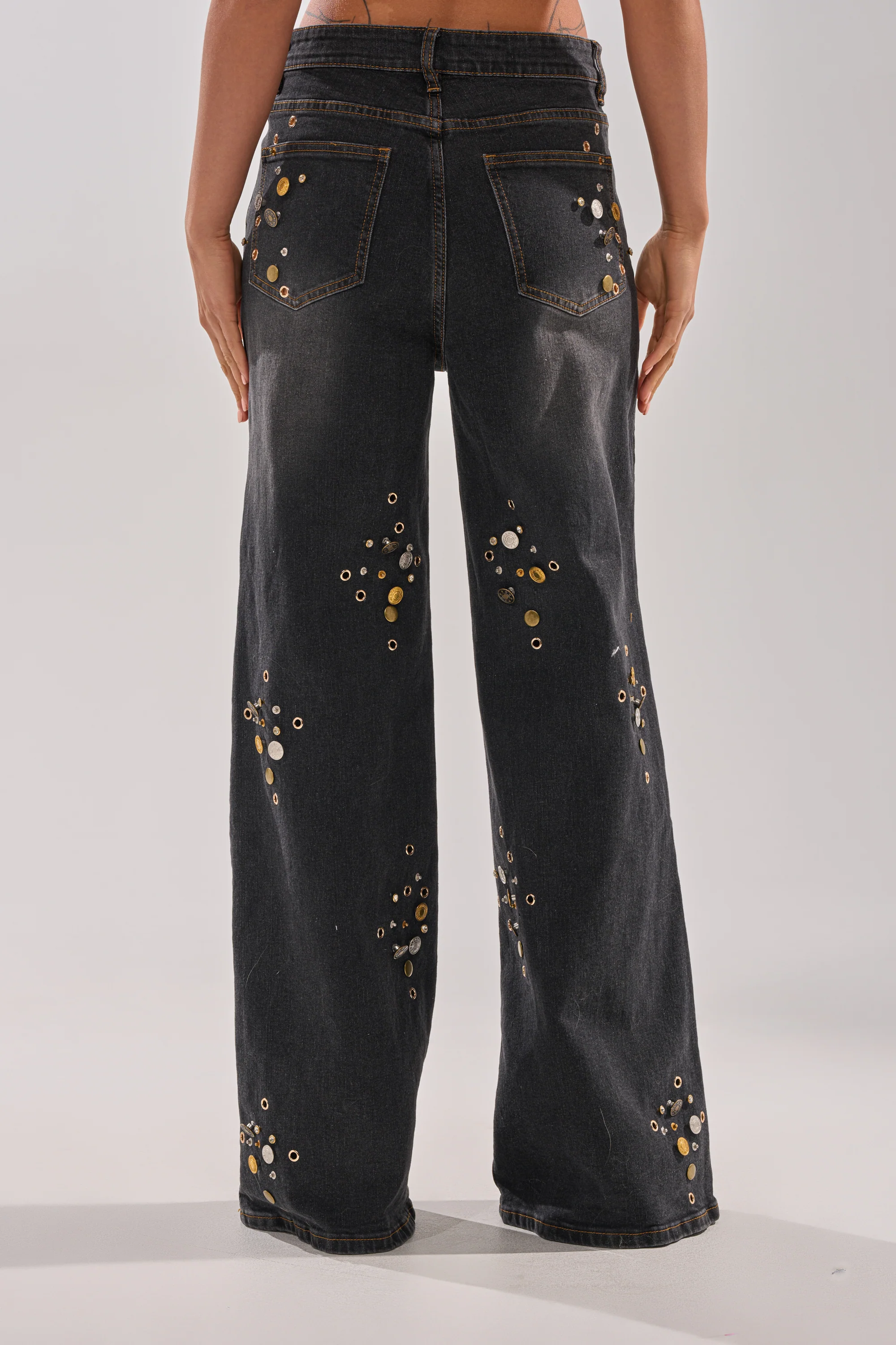 SPACE AND TIME STUDDED DENIM - Image 4