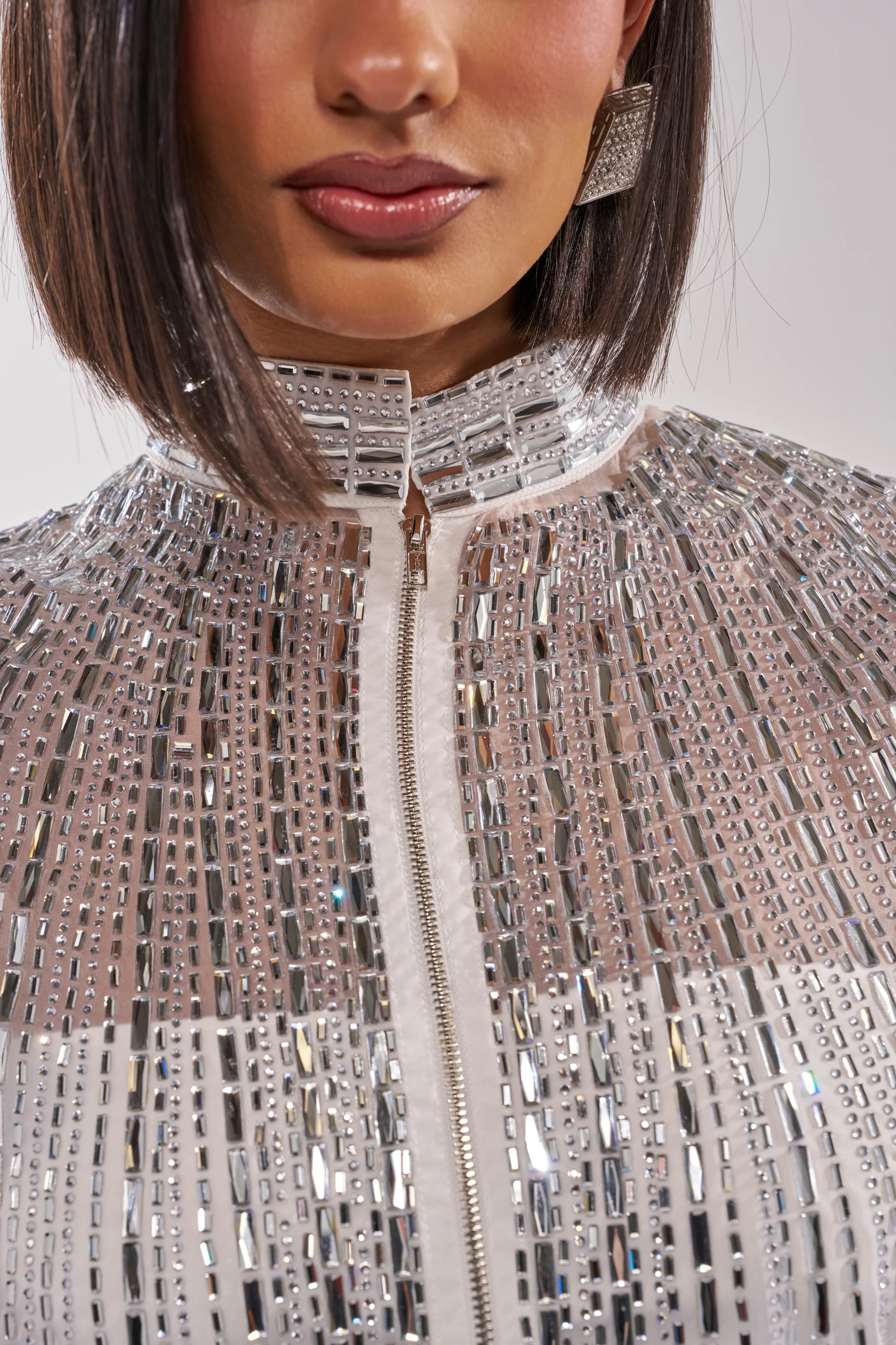 SPARKLE AND SHINE BLOUSE IN WHITE - Image 10