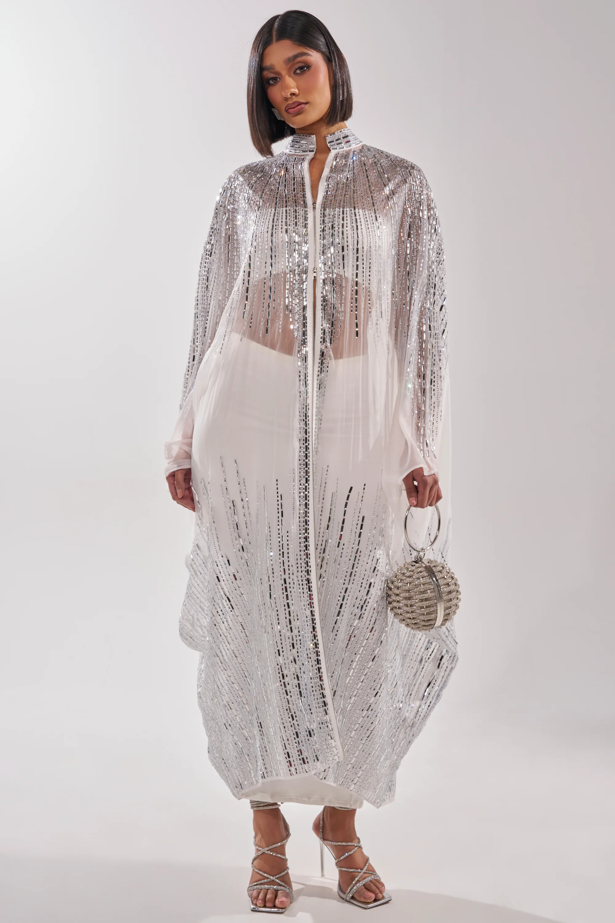 SPARKLE AND SHINE BLOUSE IN WHITE - Image 2