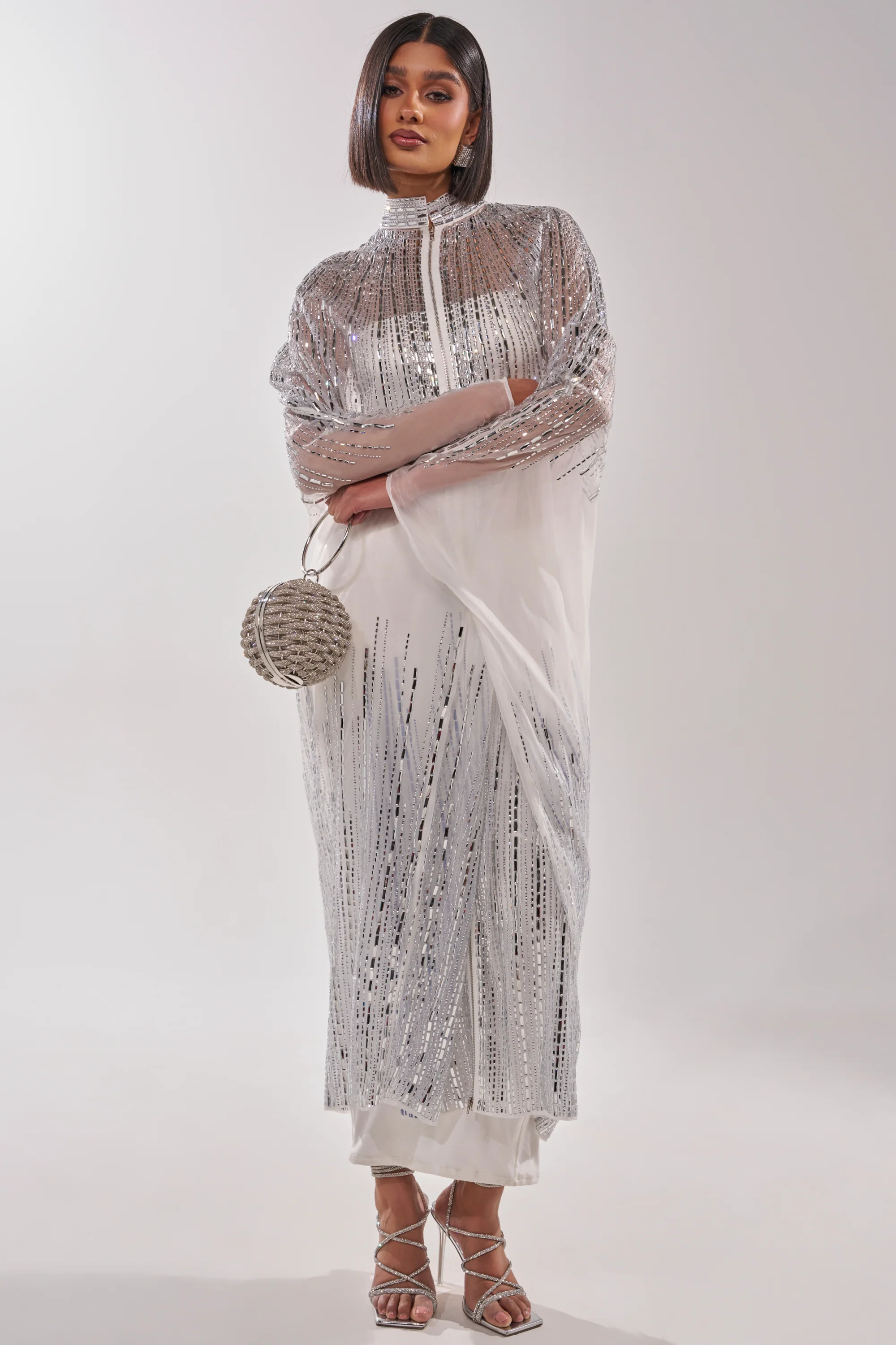 SPARKLE AND SHINE BLOUSE IN WHITE - Image 6