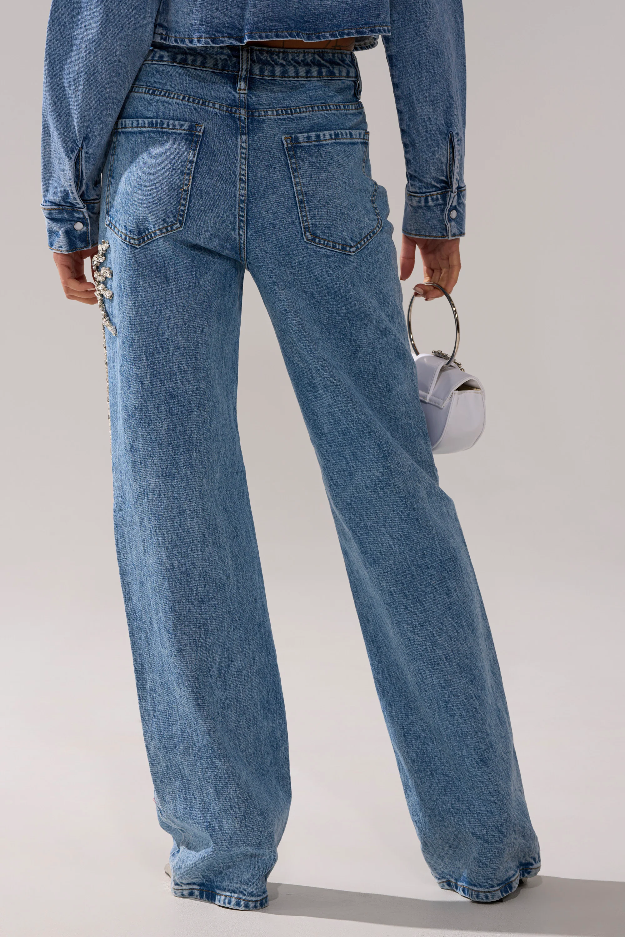 SPARKLE AND SHINE QUEEN RELAXED DENIM - Image 6