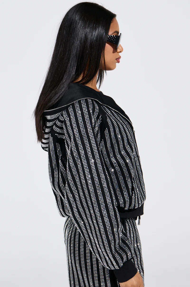 SPARKLE QUEEN ZIP UP SWEATSHIRT - Image 4