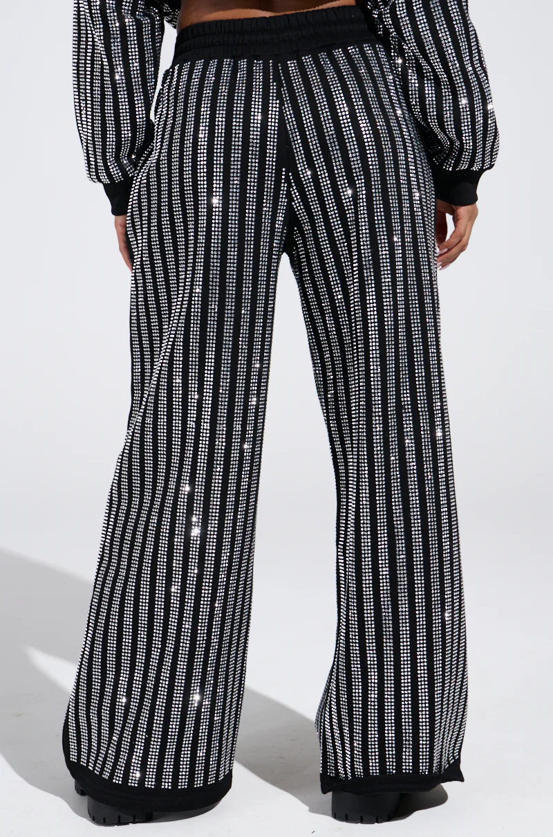SPARKLE QUEEN WIDE LEG JOGGER - Image 5