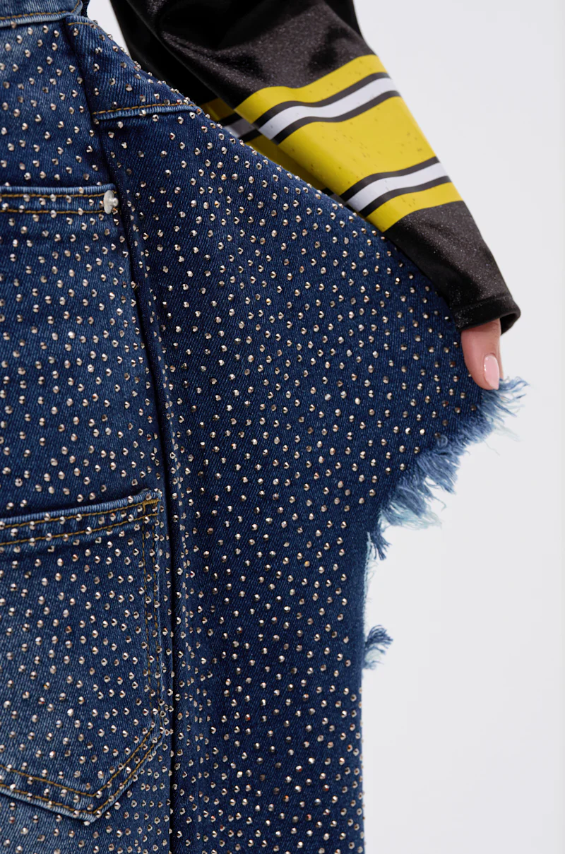 SPARKLE QUEEN WIDE-LEG DENIM - Image 9