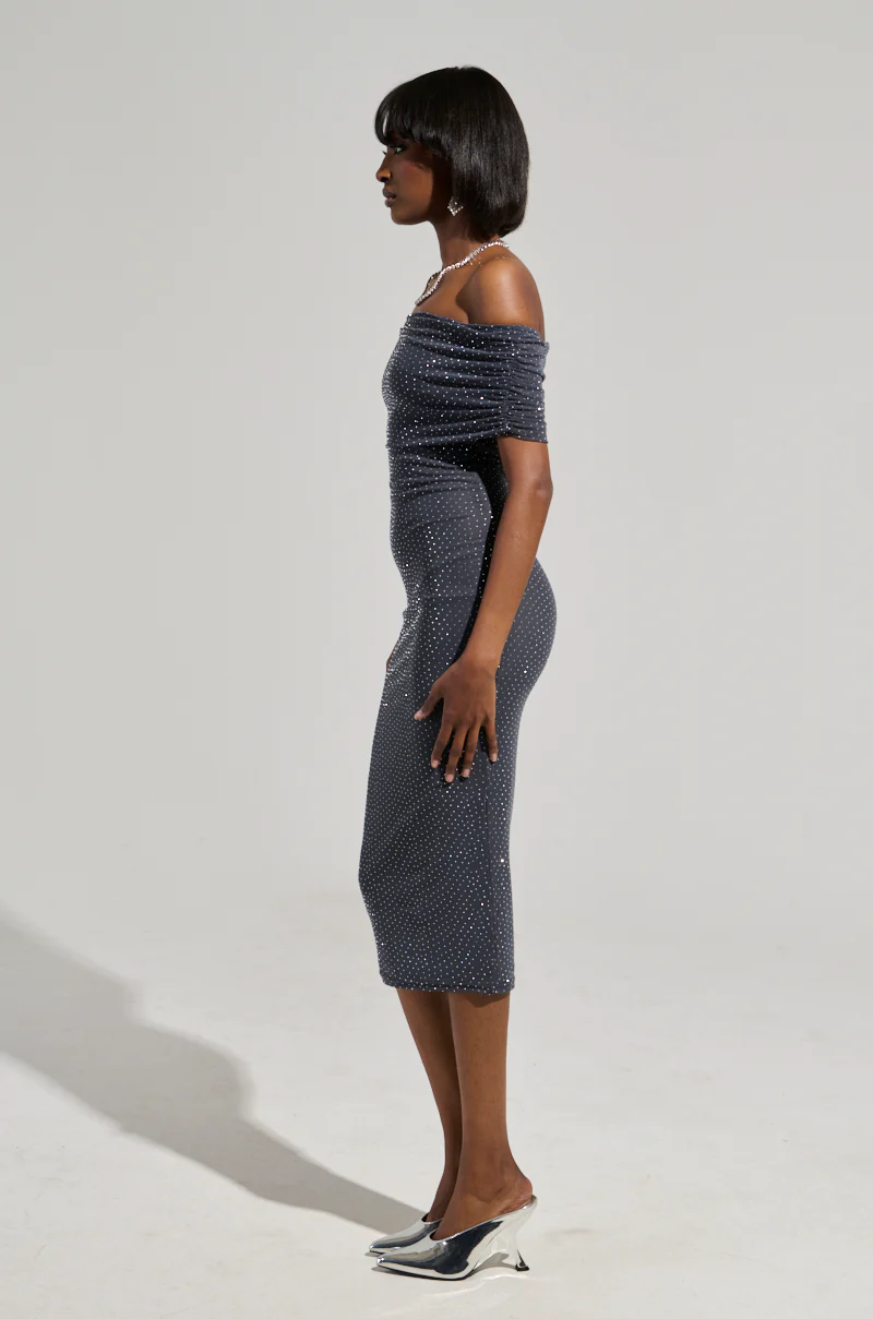 SPECIAL ENERGY MESH MIDI DRESS - Image 3