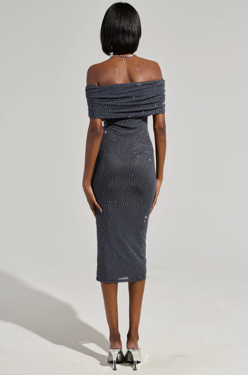 SPECIAL ENERGY MESH MIDI DRESS - Image 4