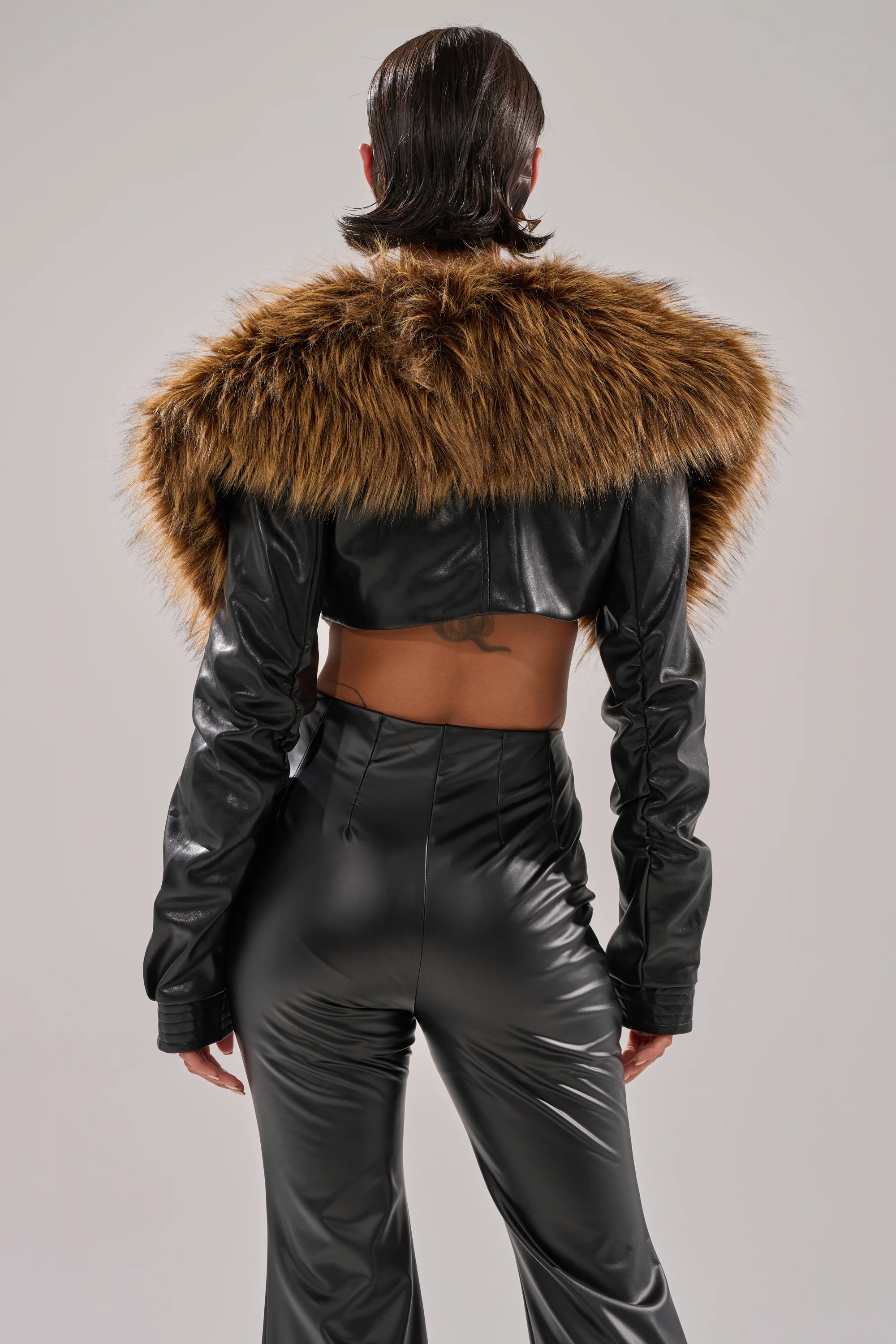 SPEND IT ALL FUR TRIM BOLERO - Image 3