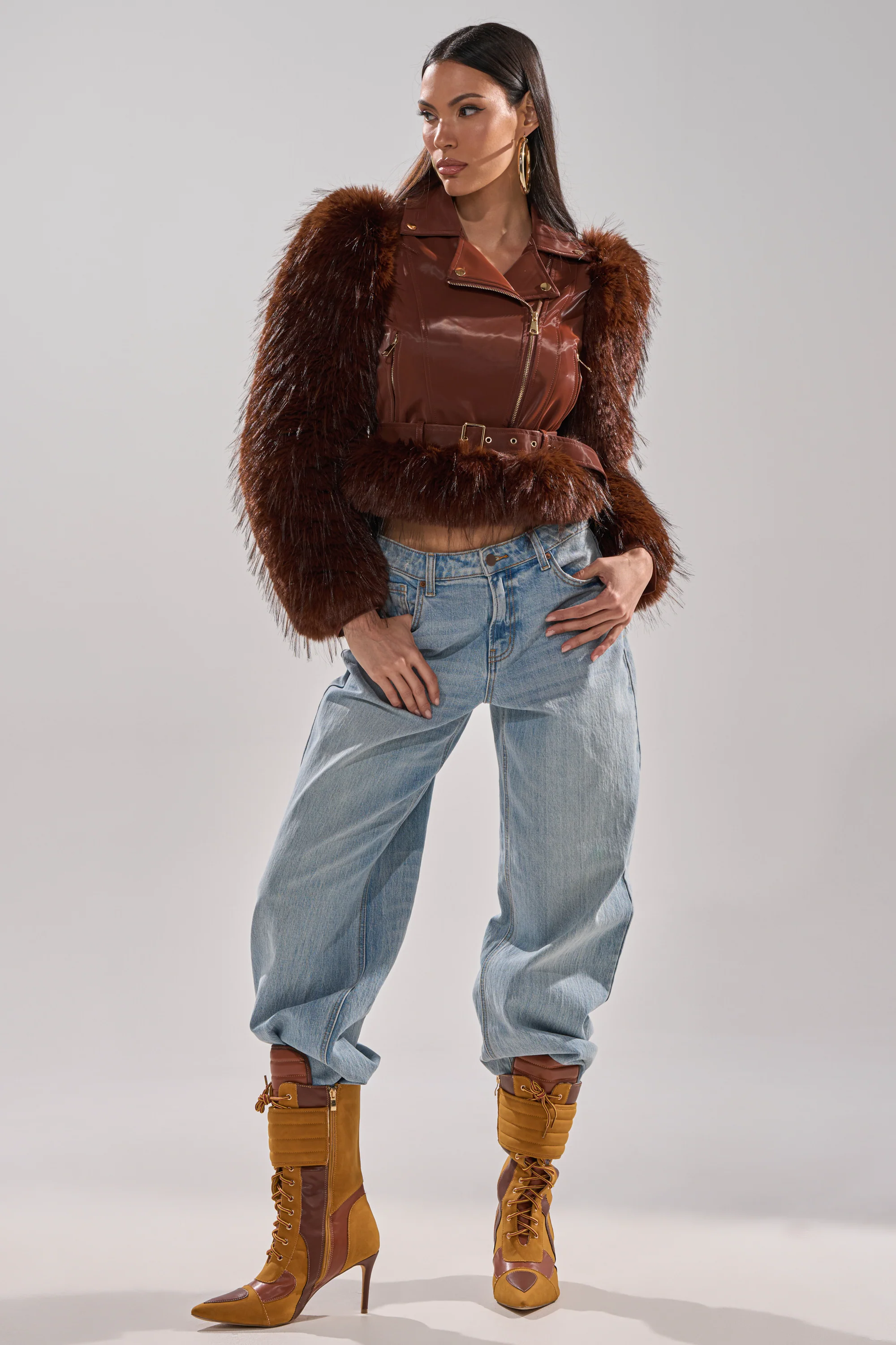 SPEND IT ALL FUR TRIM MOTO - Image 11