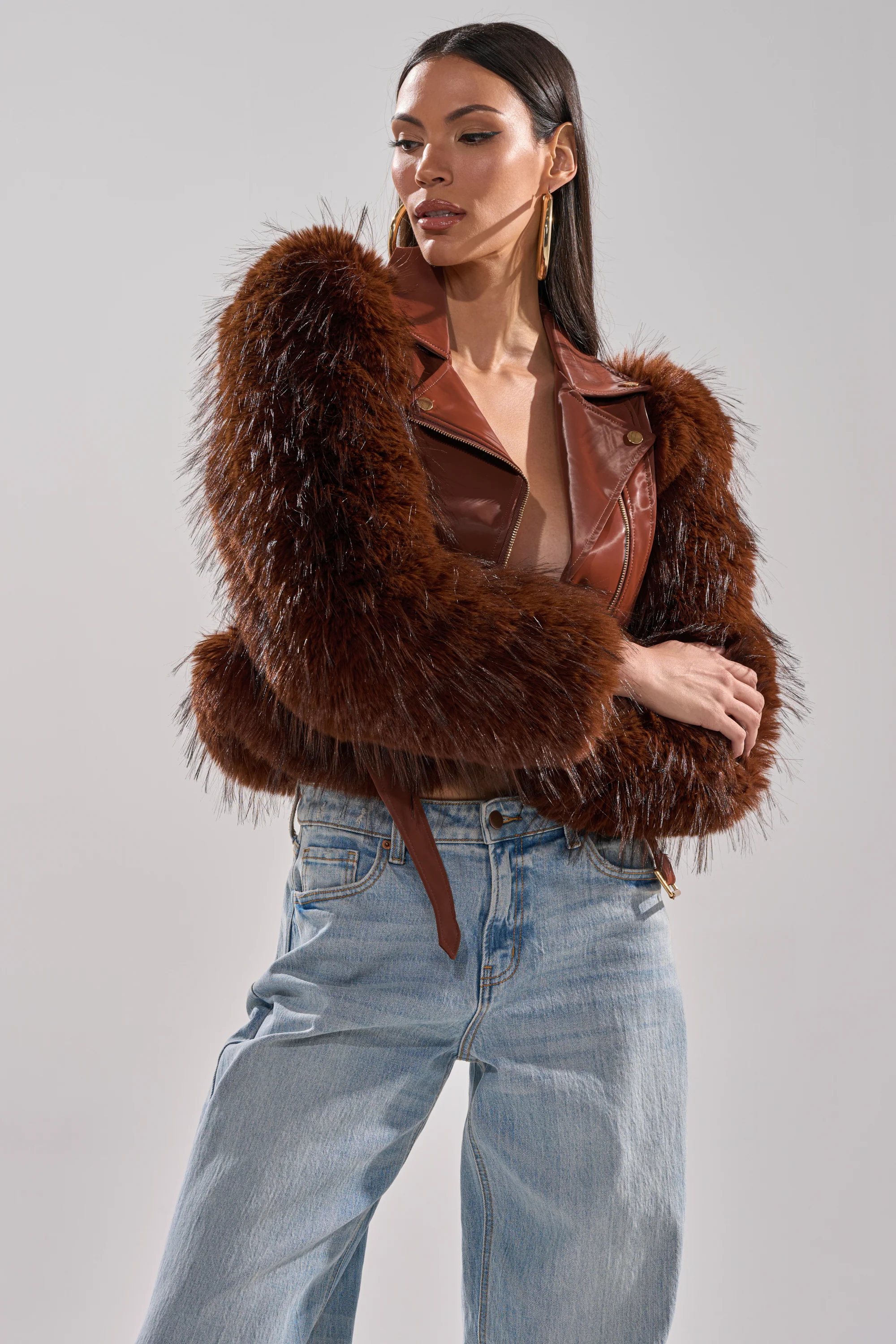SPEND IT ALL FUR TRIM MOTO - Image 2