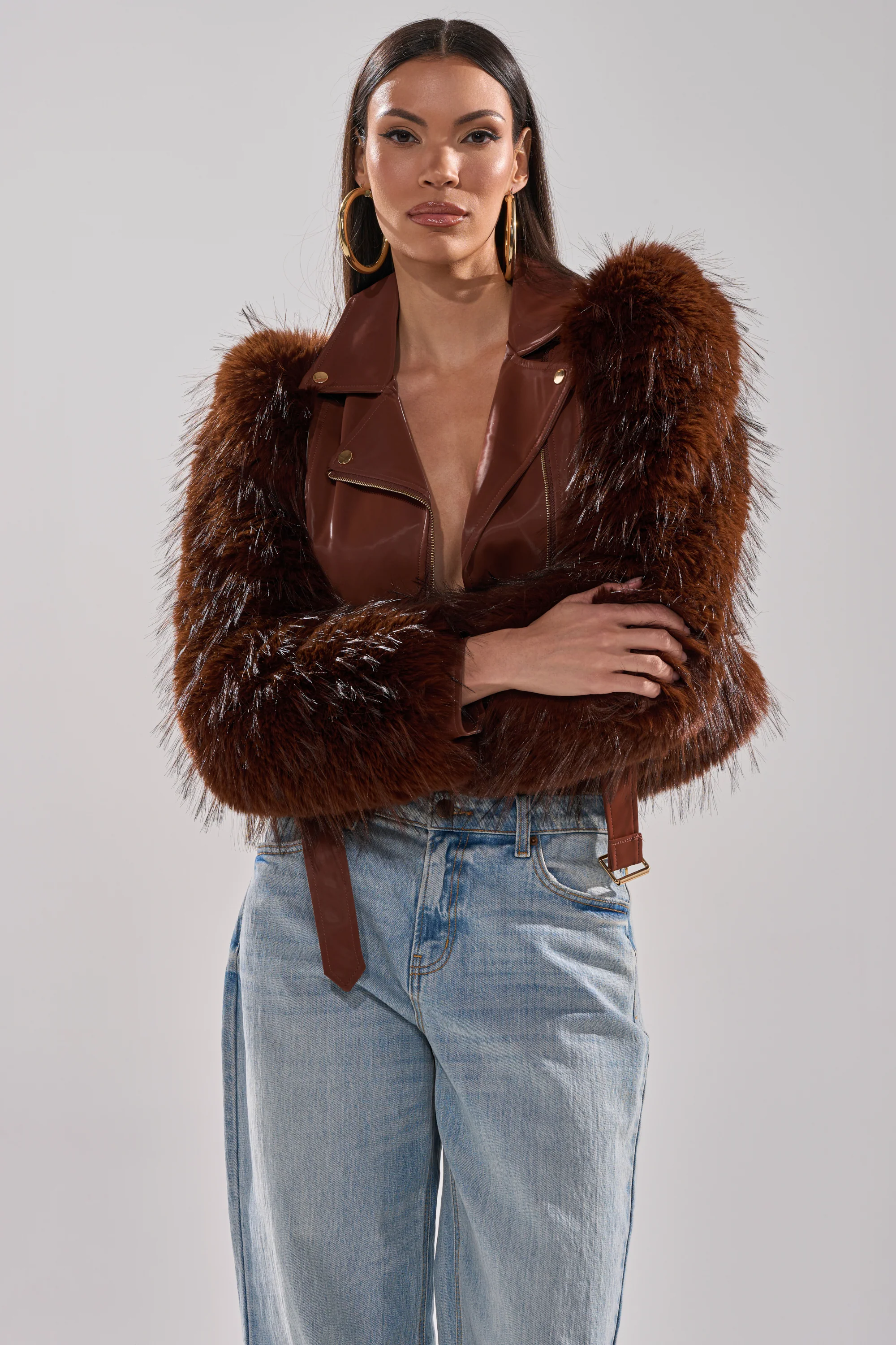 SPEND IT ALL FUR TRIM MOTO - Image 3