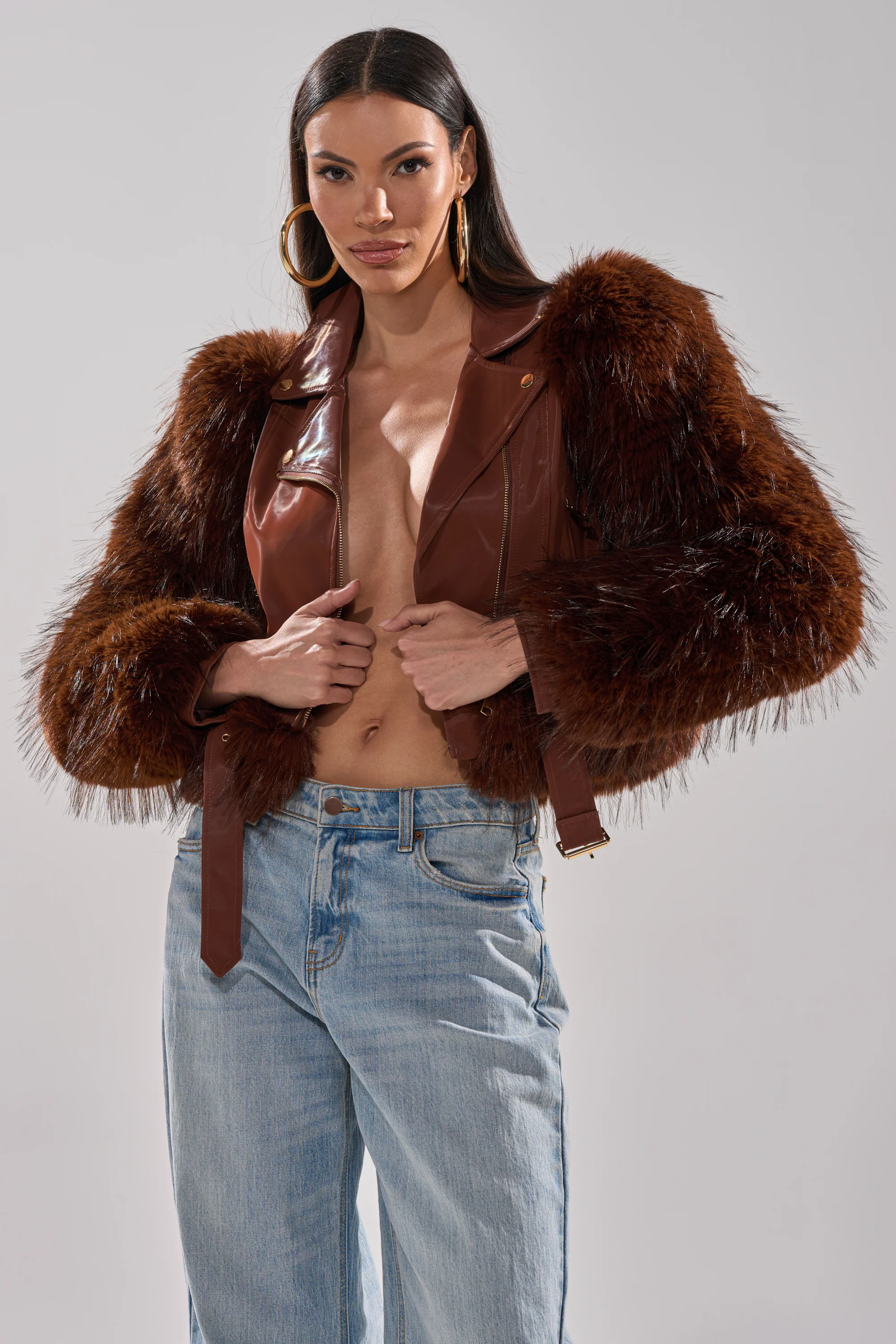 SPEND IT ALL FUR TRIM MOTO - Image 4
