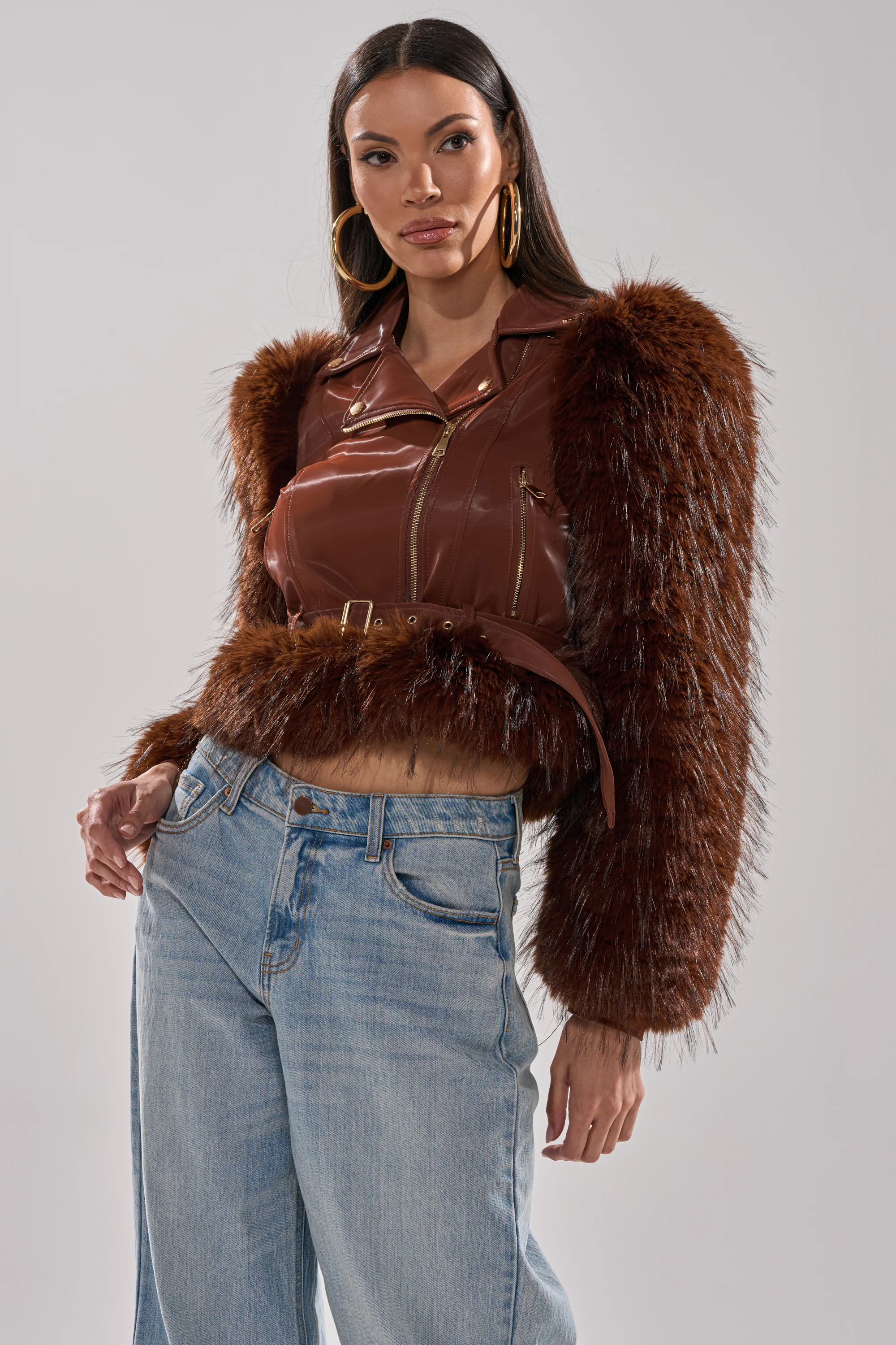 SPEND IT ALL FUR TRIM MOTO - Image 5