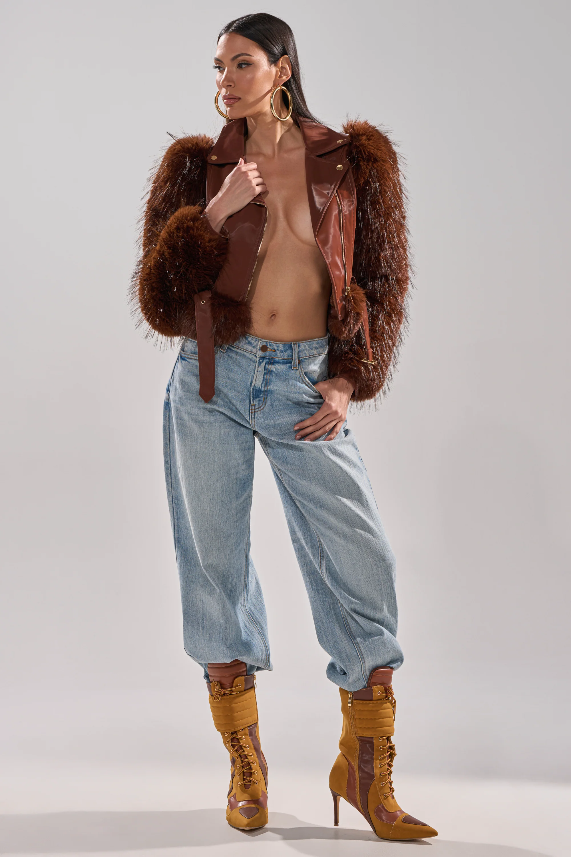 SPEND IT ALL FUR TRIM MOTO - Image 8
