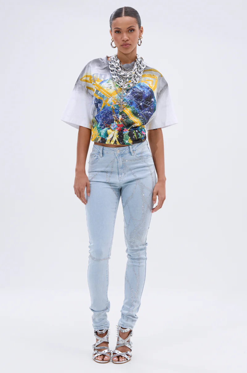 SPIDER GIRL SKINNY DENIM - Image 7