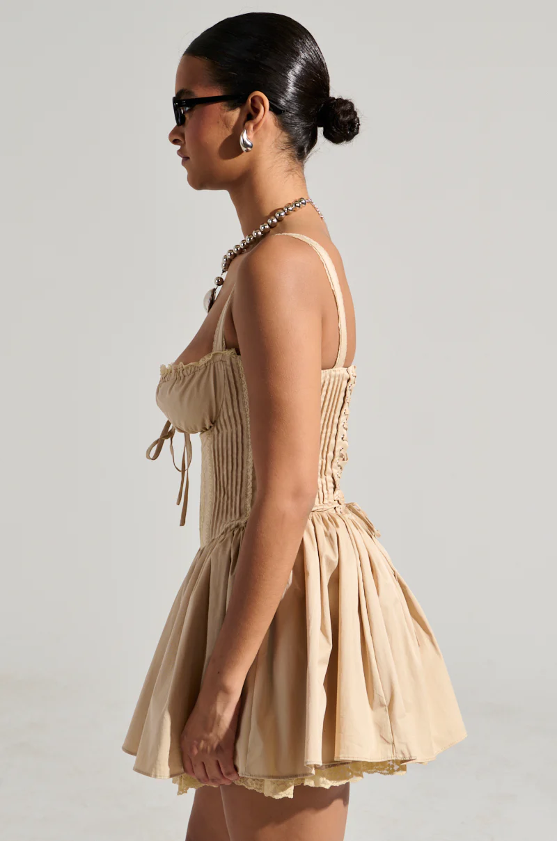 SPIN ABOUT YOU POPLIN MINI DRESS - Image 3