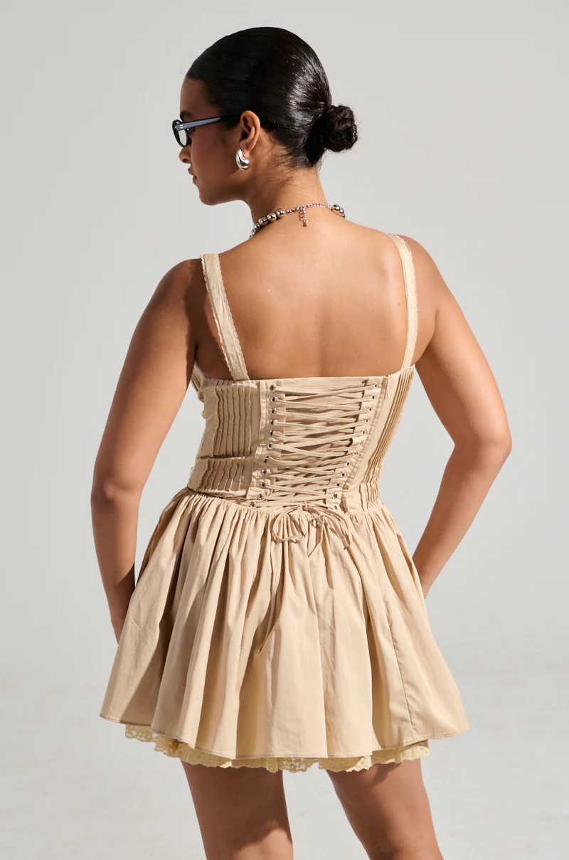 SPIN ABOUT YOU POPLIN MINI DRESS - Image 4