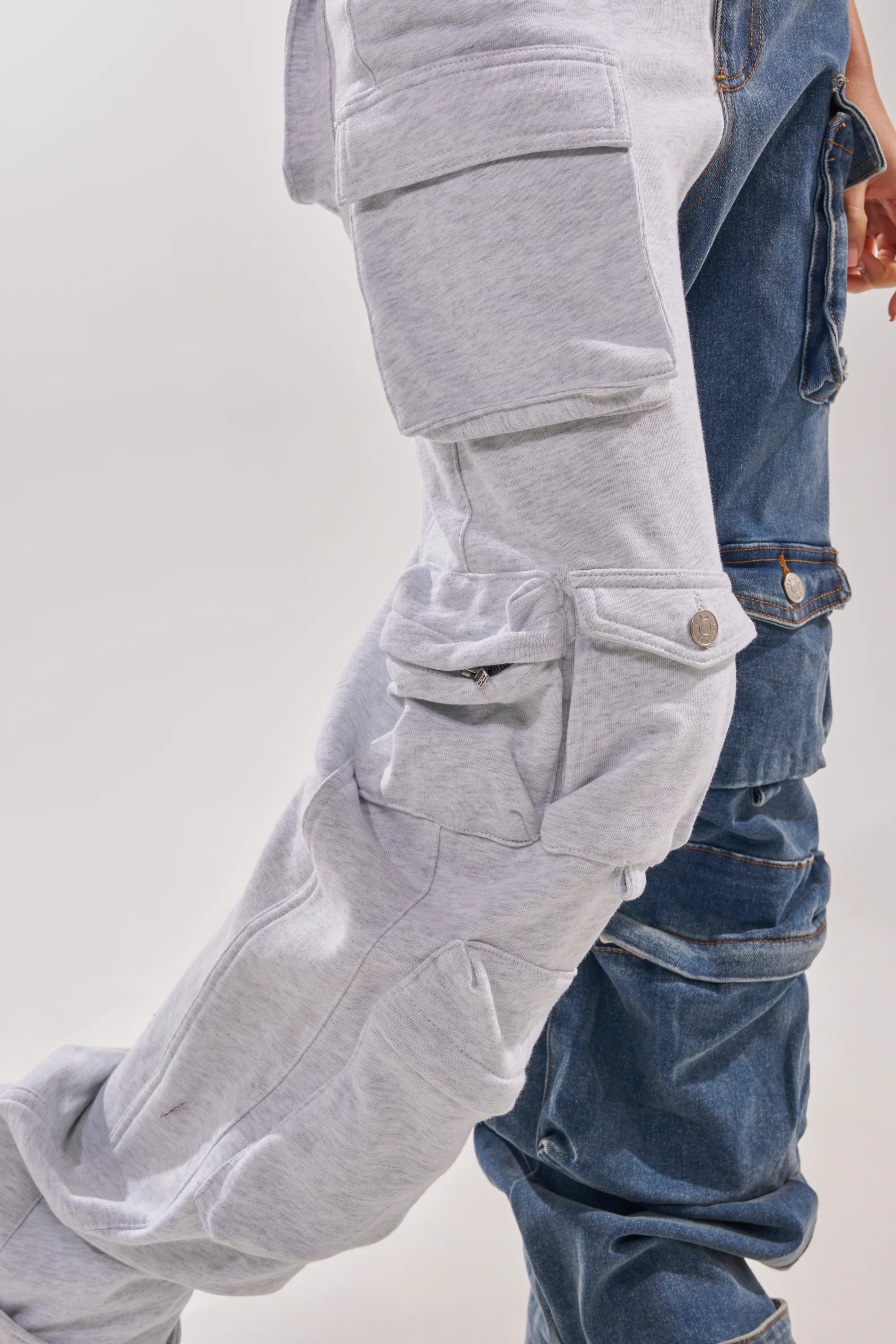 SPLIT DECISION DENIM JUMPSUIT - Image 9
