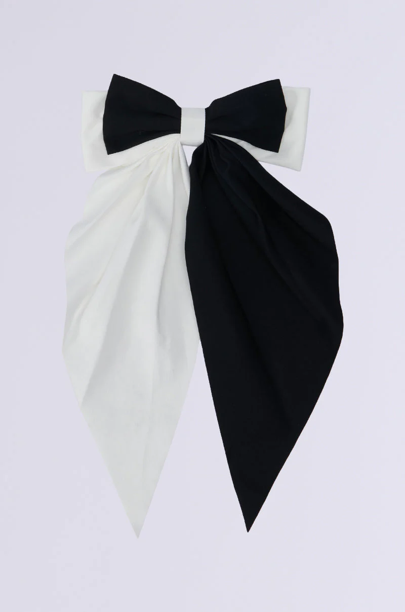SPLIT DECISION HAIR BOW - Image 3
