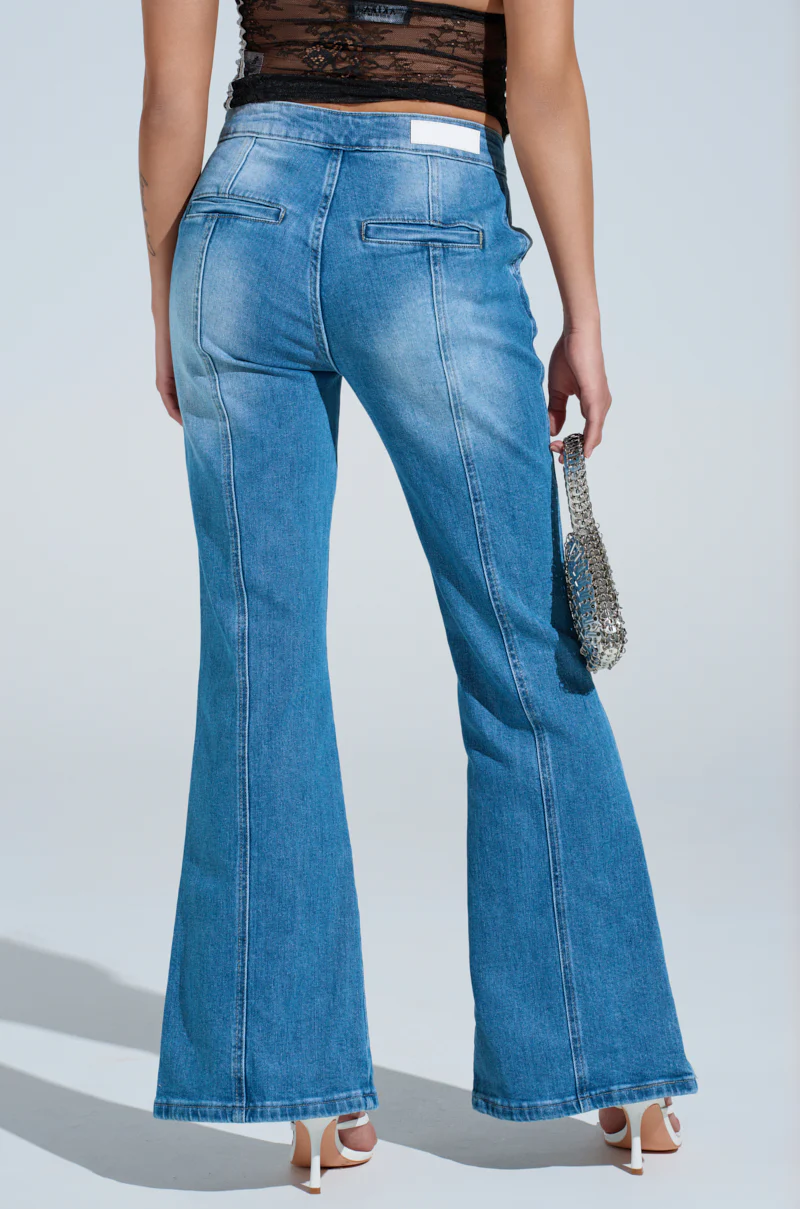 SPLIT HEM BOOTCUT TROUSER JEAN - Image 4