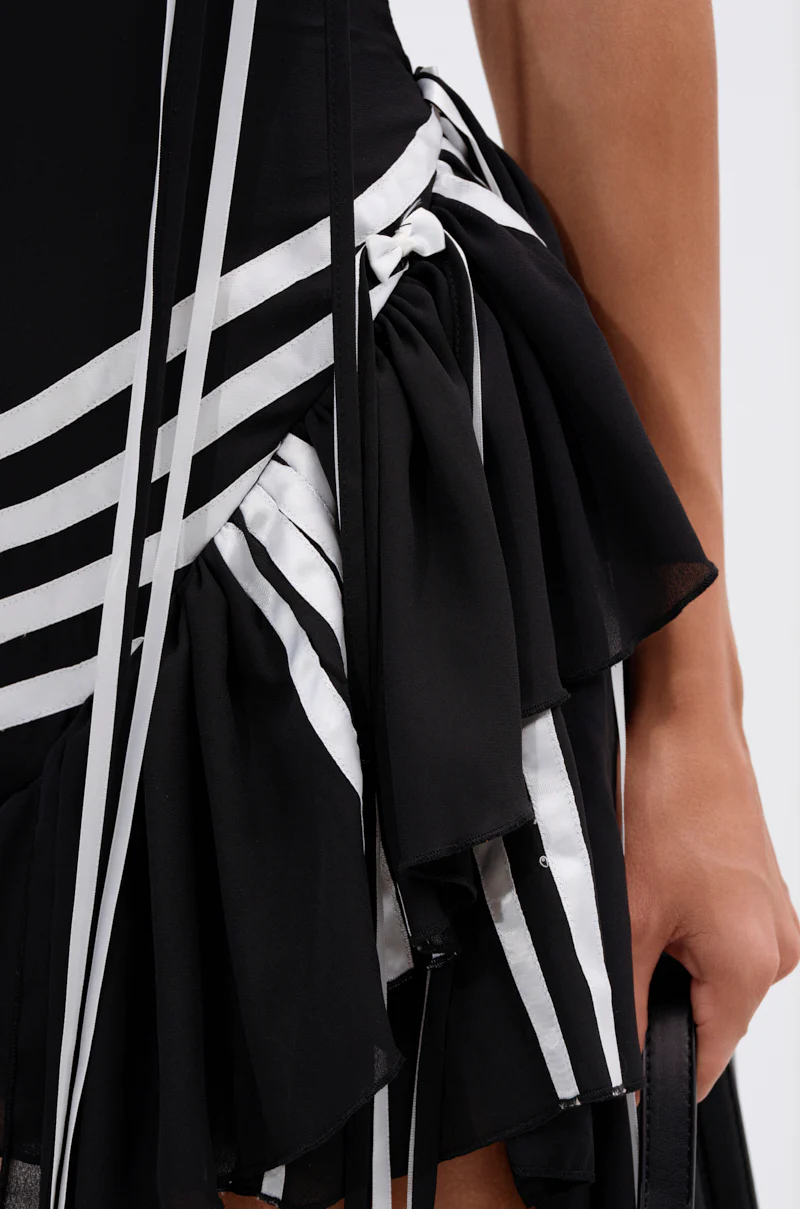SPORTY SPICE RUFFLE MINI DRESS - Image 9