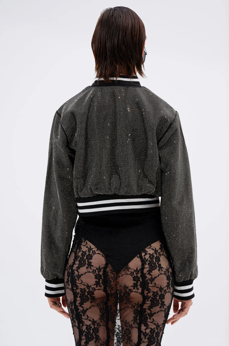 SPOTLIGHT RHINESTONE BOMBER - Image 6