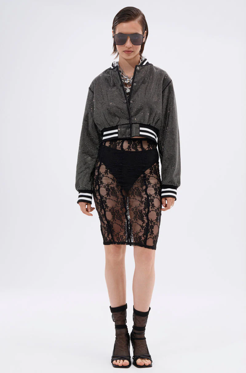 SPOTLIGHT RHINESTONE BOMBER - Image 8