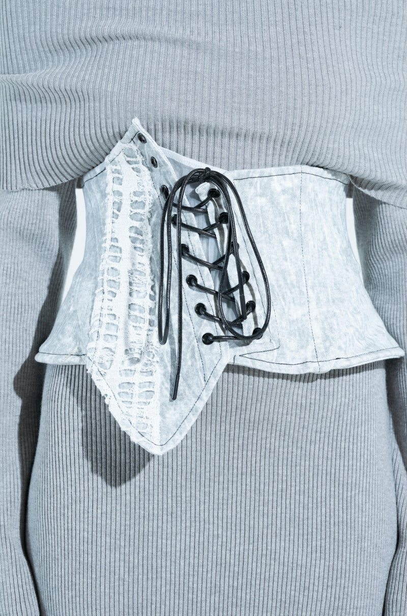 SPREAD THE NEWS TEXTURED BELT - Image 2