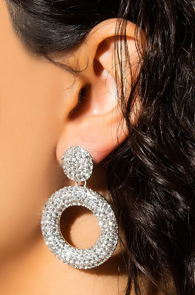 SRSLY RHINESTONE EARRING - Image 2