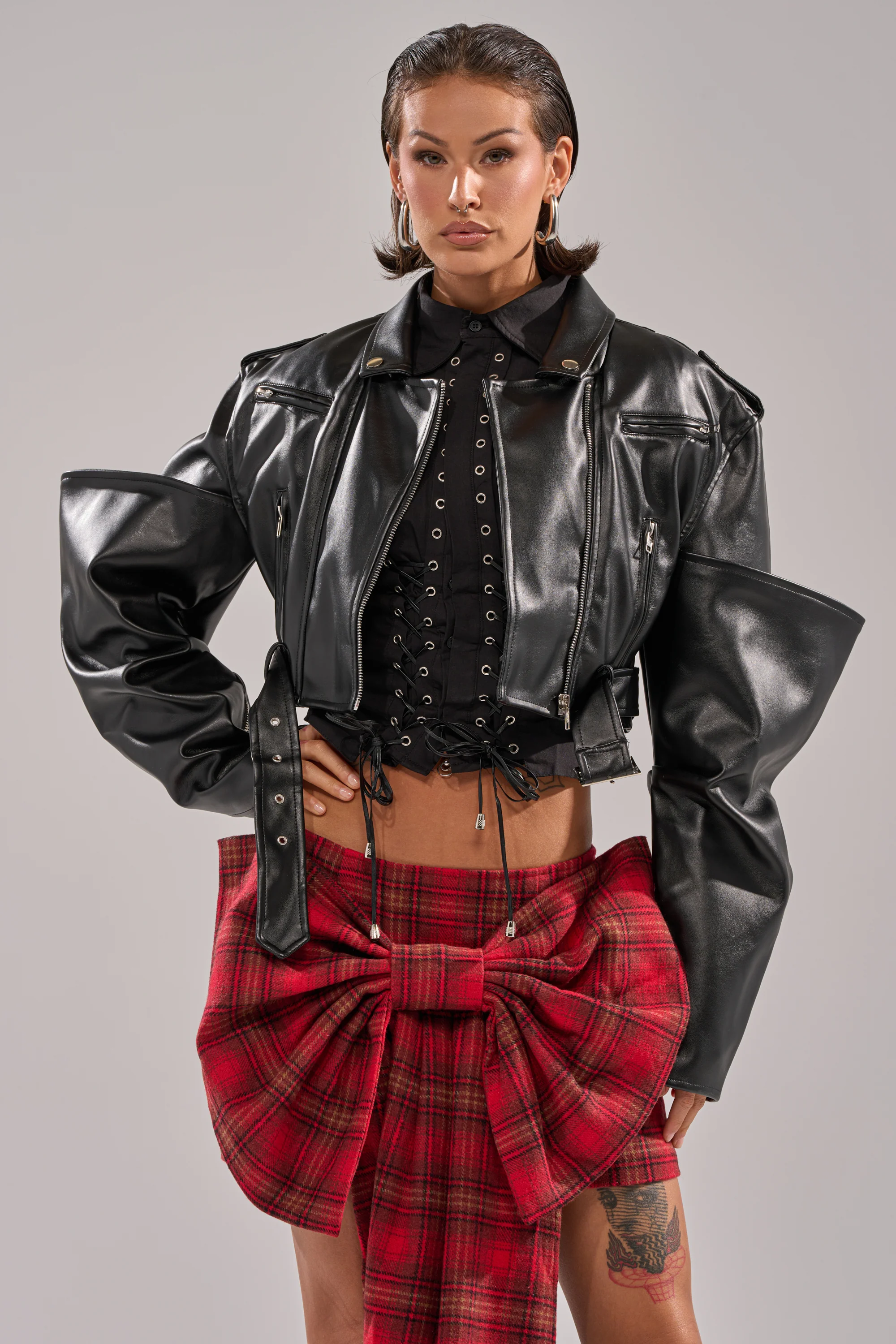 STACK IT UP CROPPED MOTO - Image 3